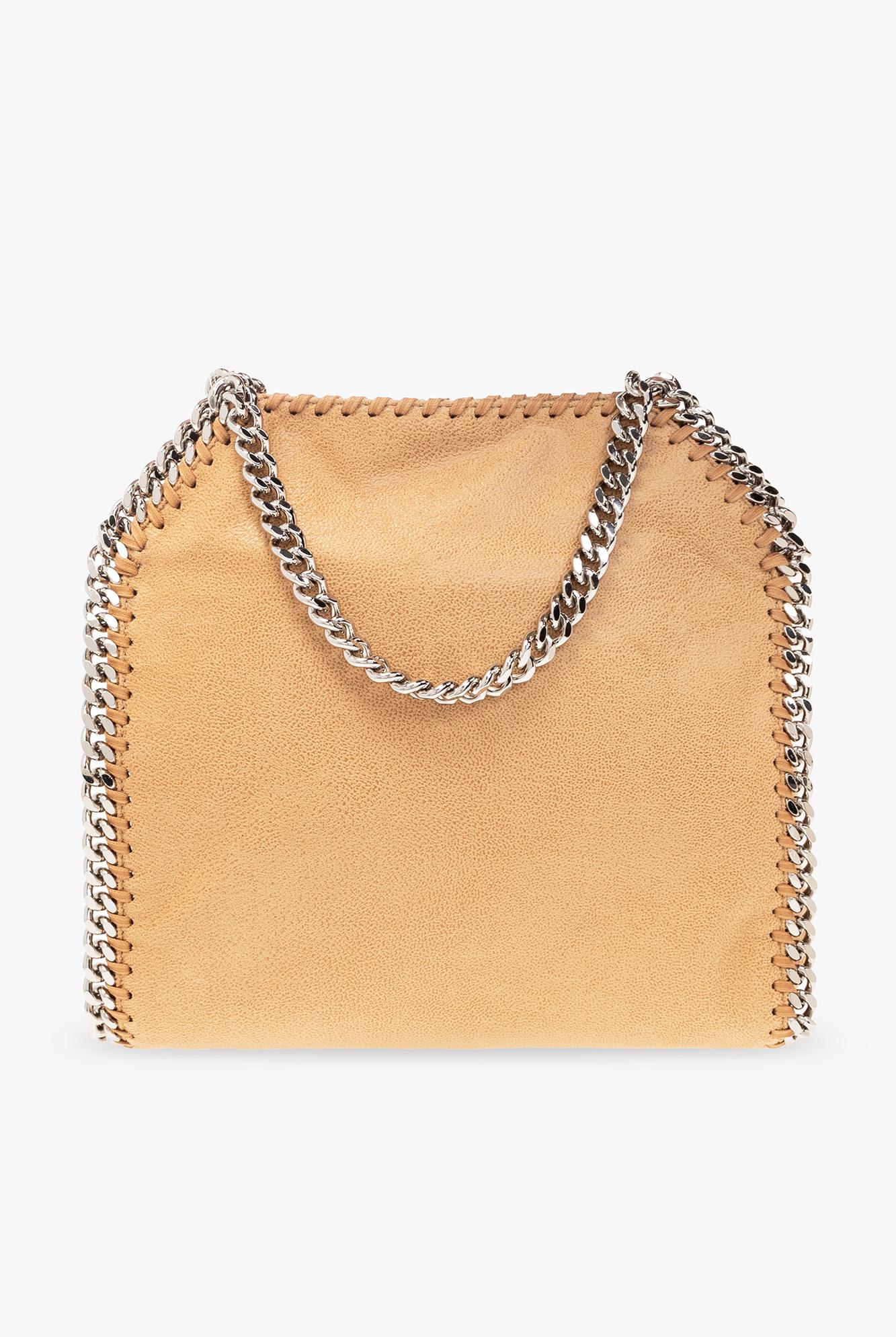 Stella Mccartney Falabella Mini Shoulder Bag In Fawn