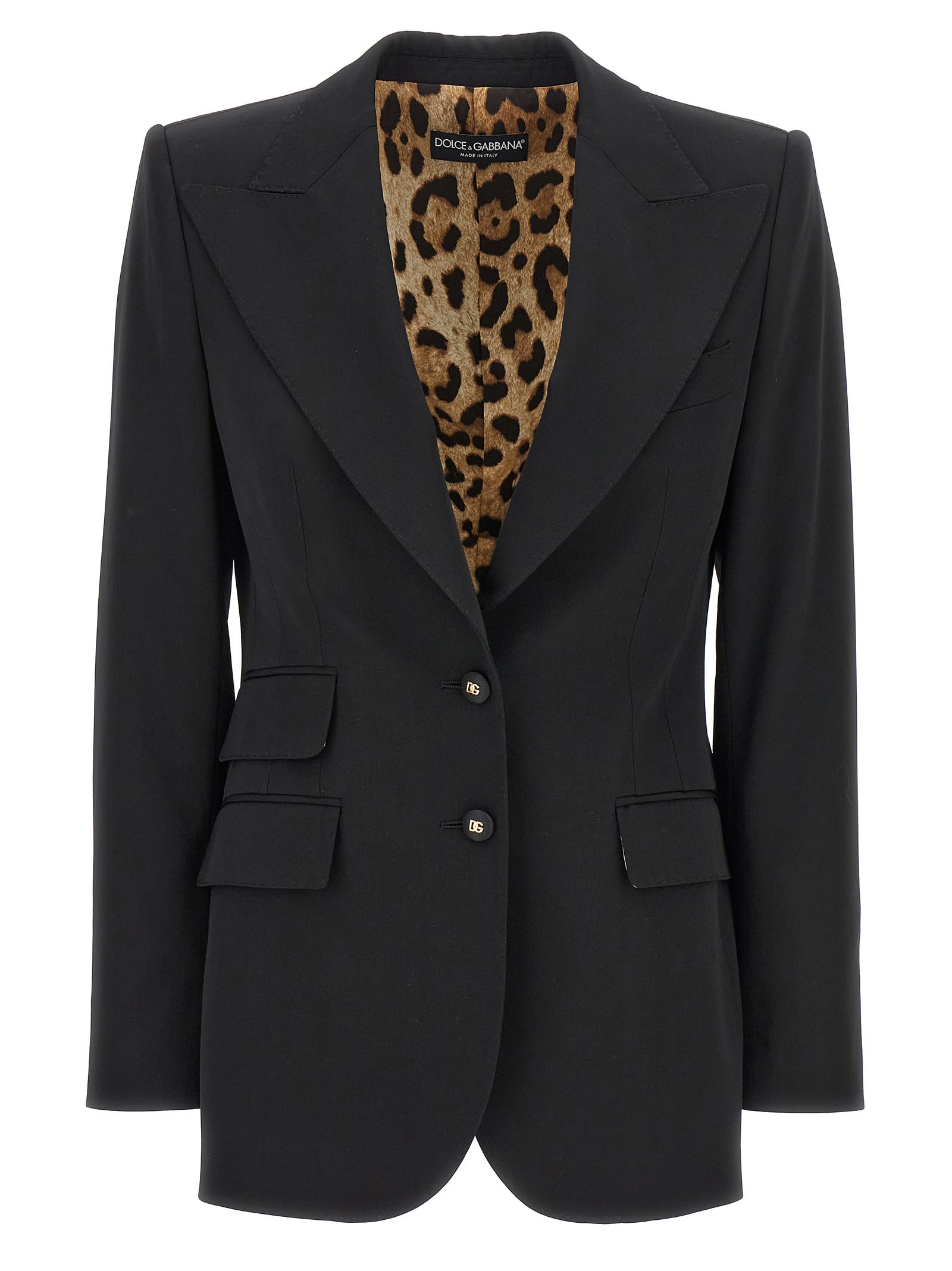 Shop Dolce & Gabbana Single-breasted Blazer In Black