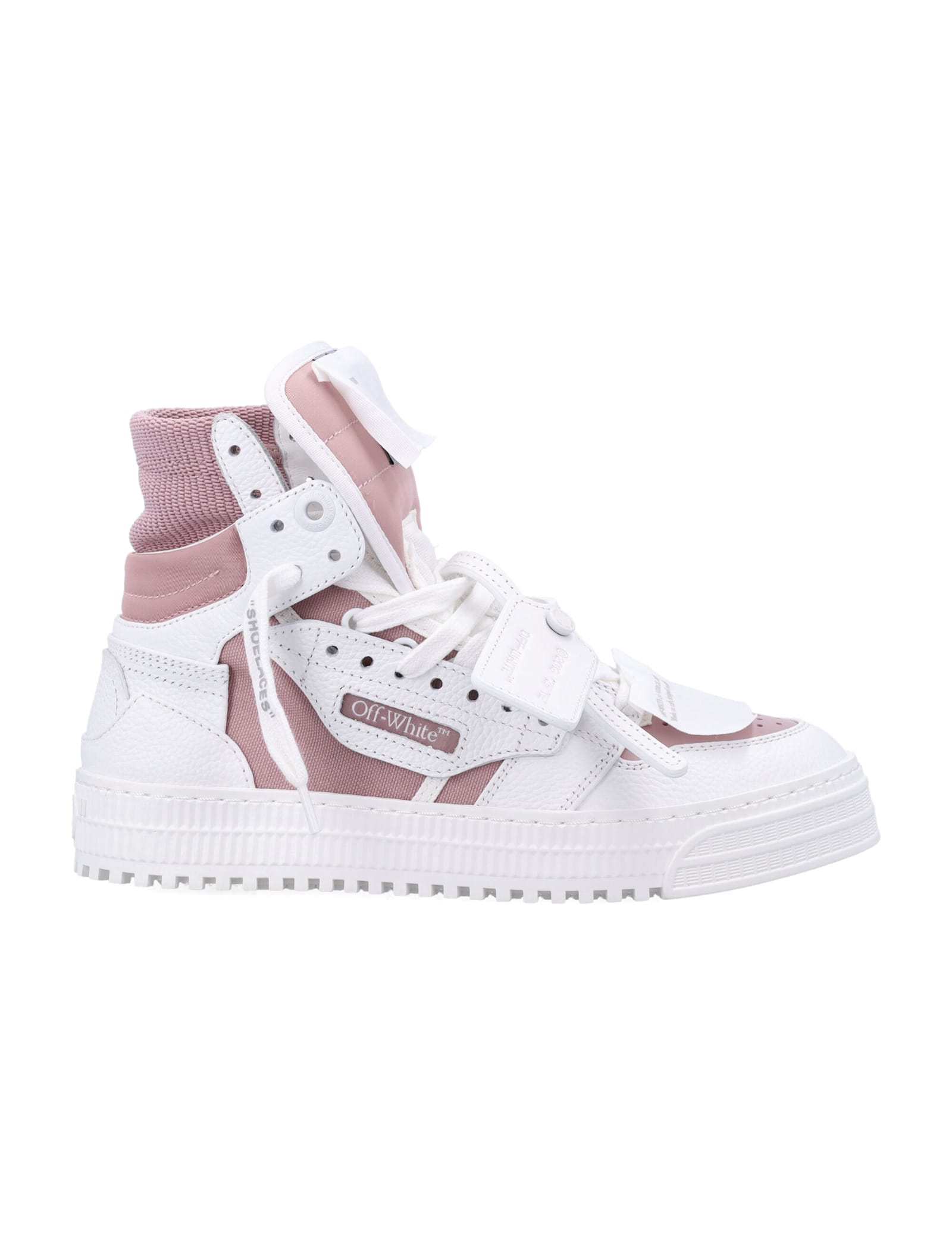 Off-white High-top Sneakers Contrast Panels In Multi