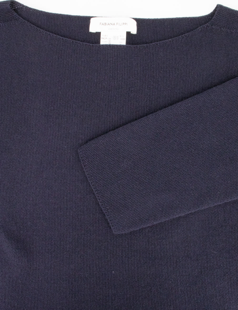 Shop Fabiana Filippi Sweater In Dark Blue