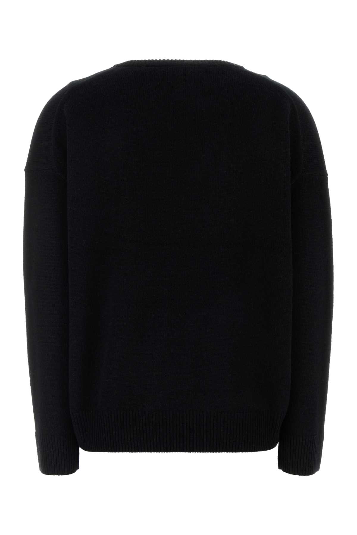 Co Cashmere Jumper In Black