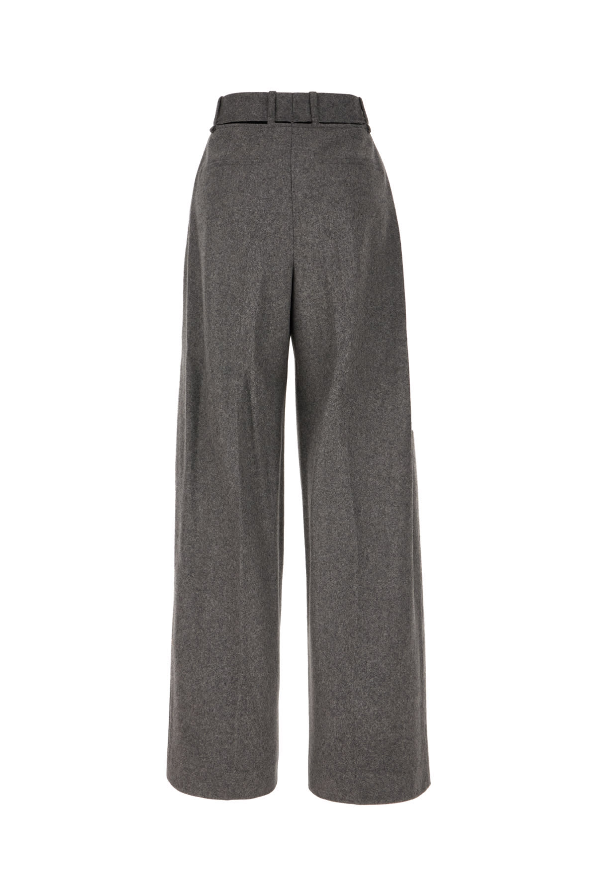 Shop Quira Grey Wool Blend Pants In Q0082