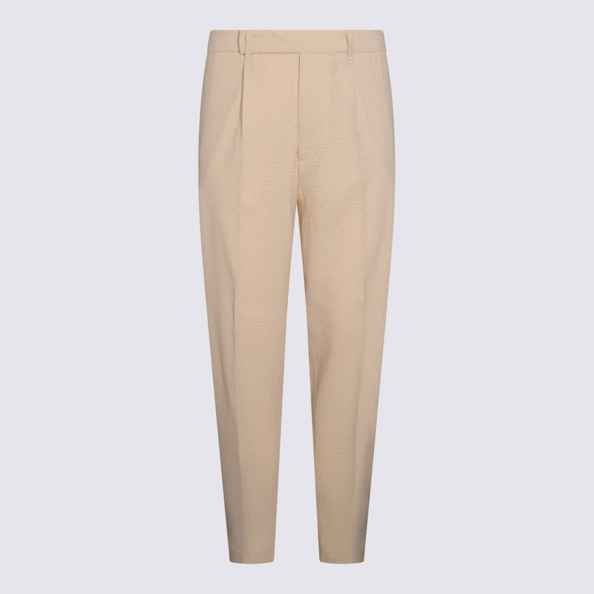Beige Cotton Pants