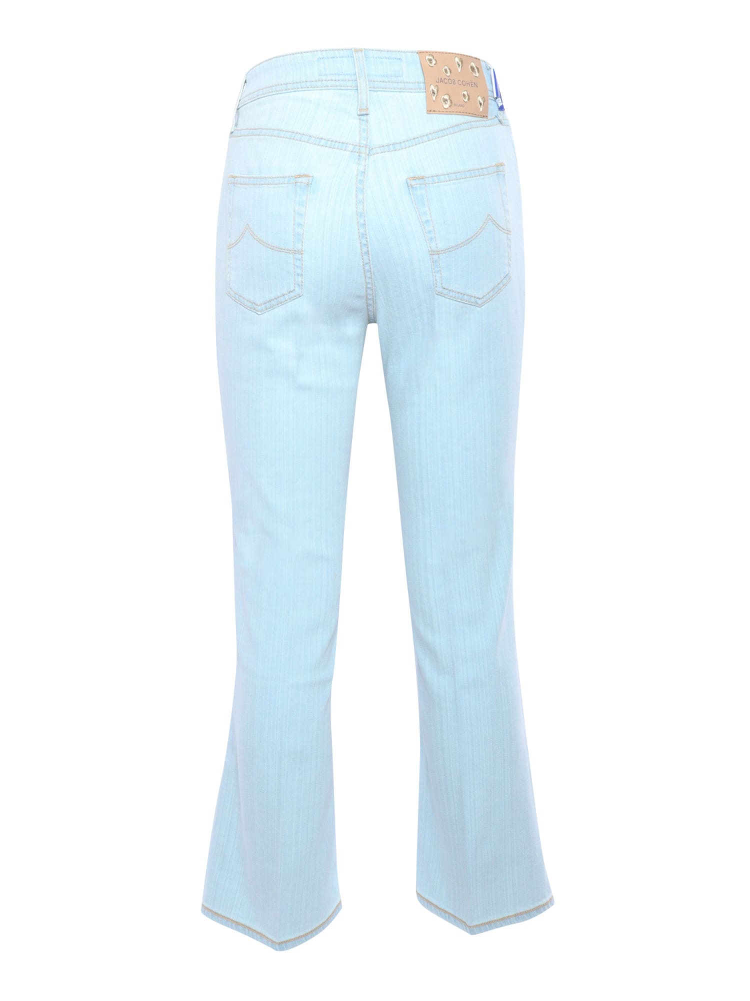 Shop Jacob Cohen Light Blue 5 Pocket Jeans In Multicolor