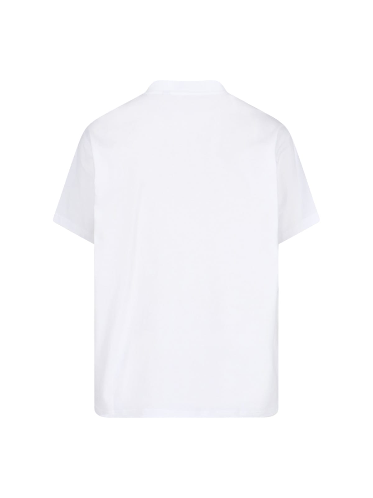 Shop Burberry Ekd Check T-shirt In White
