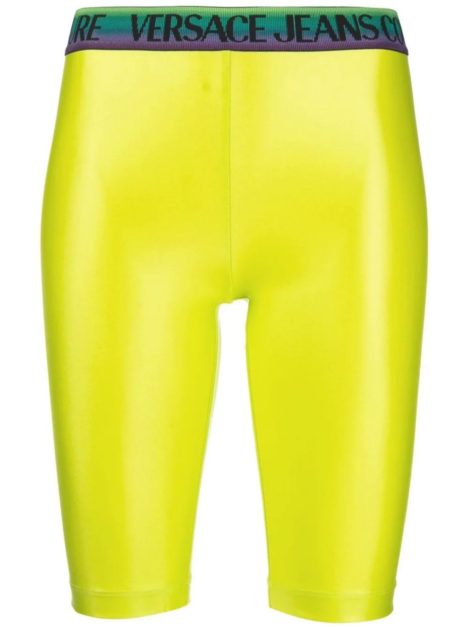 Shop Versace Jeans Couture Leggings In Green