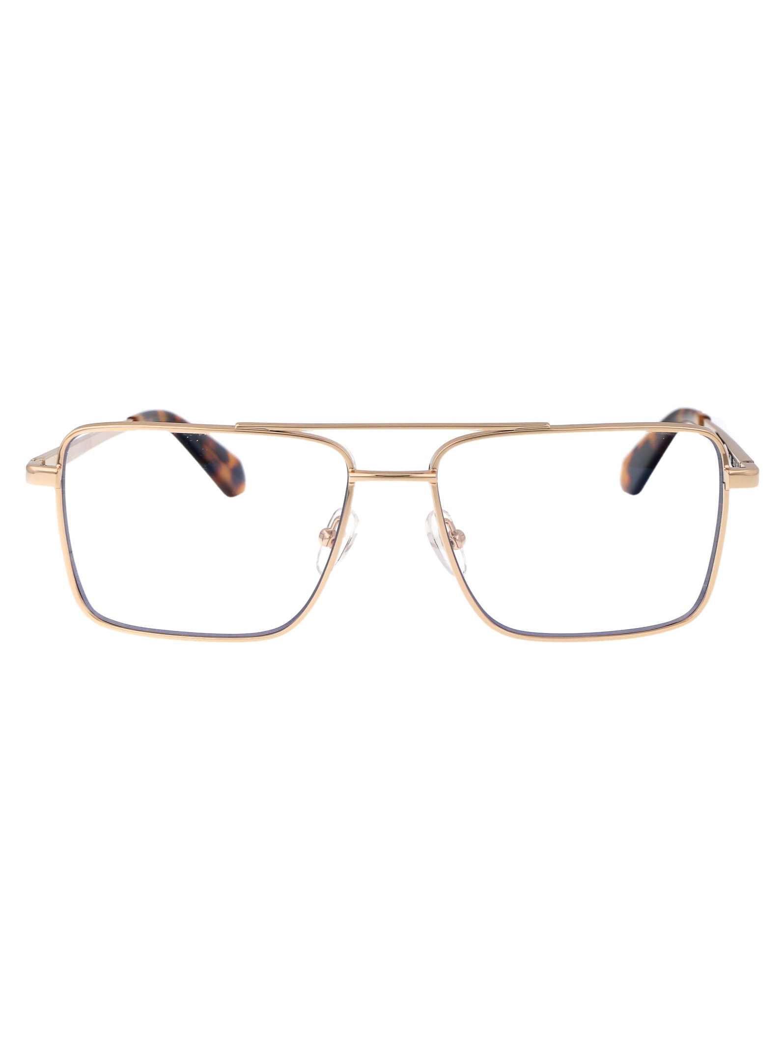 Shop Off-white Optical Style 66 Glasses In 7600 Gold