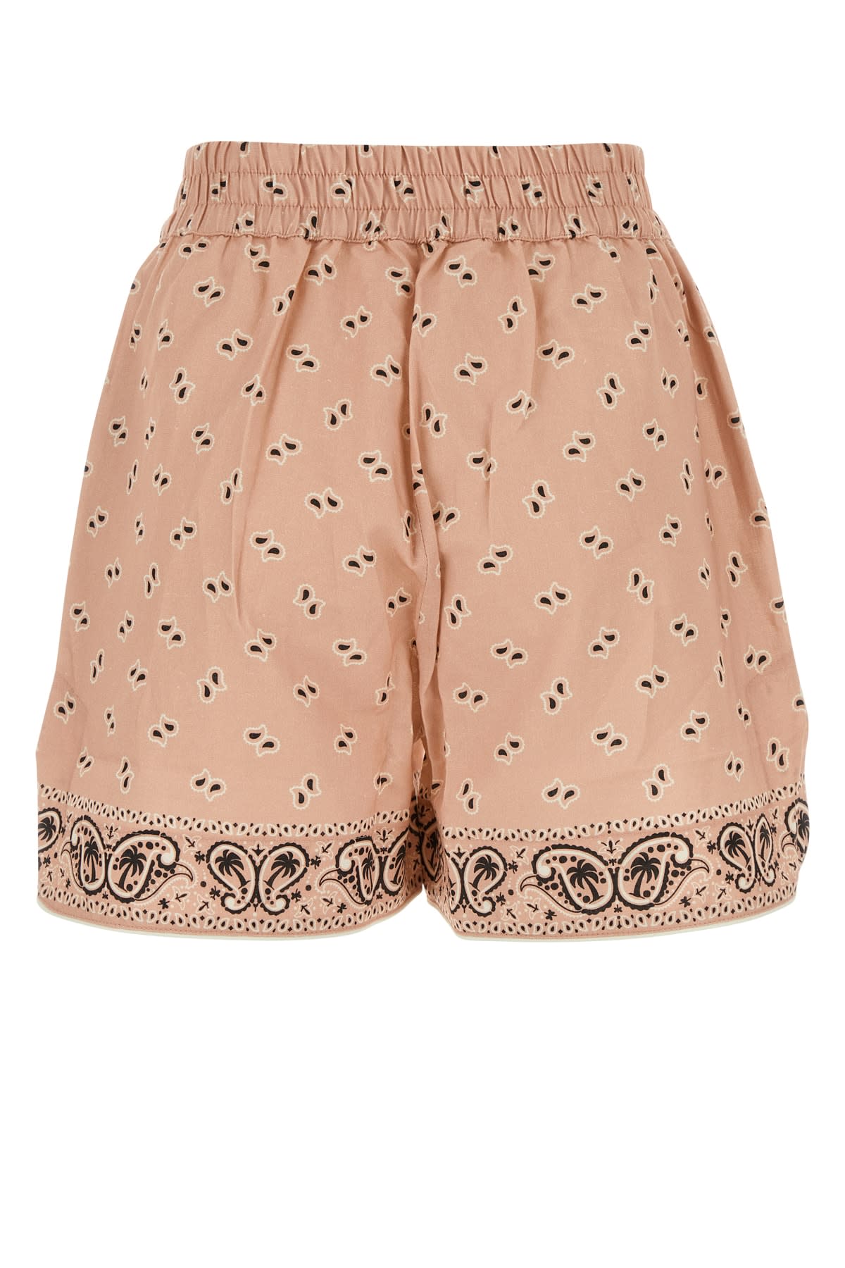 Shop Palm Angels Shorts In Pinkblack