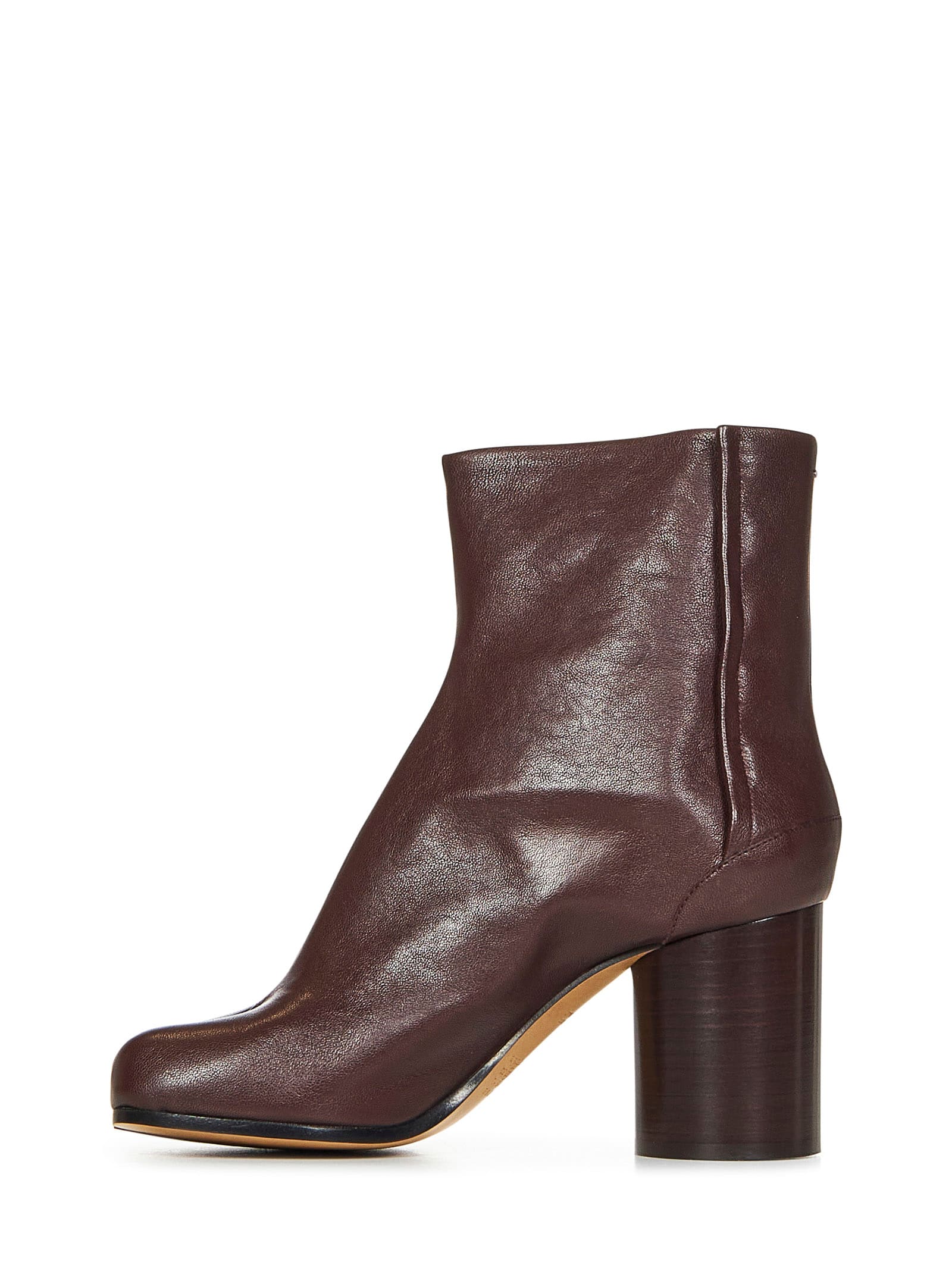 Shop Maison Margiela Tabi Boots In Brown