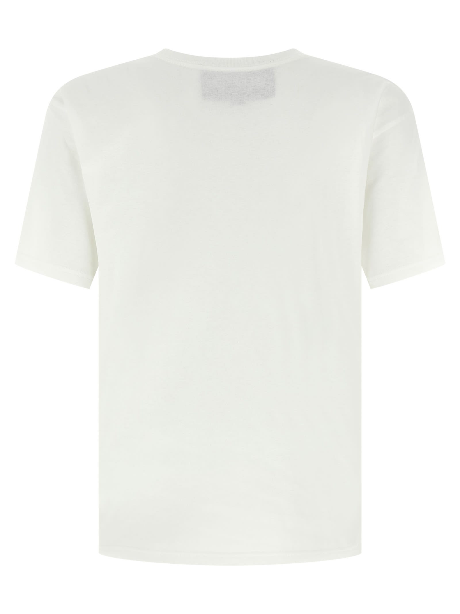Valentino Cotton T-shirt Wuth Apollon Dyonisos Graphic Print In White