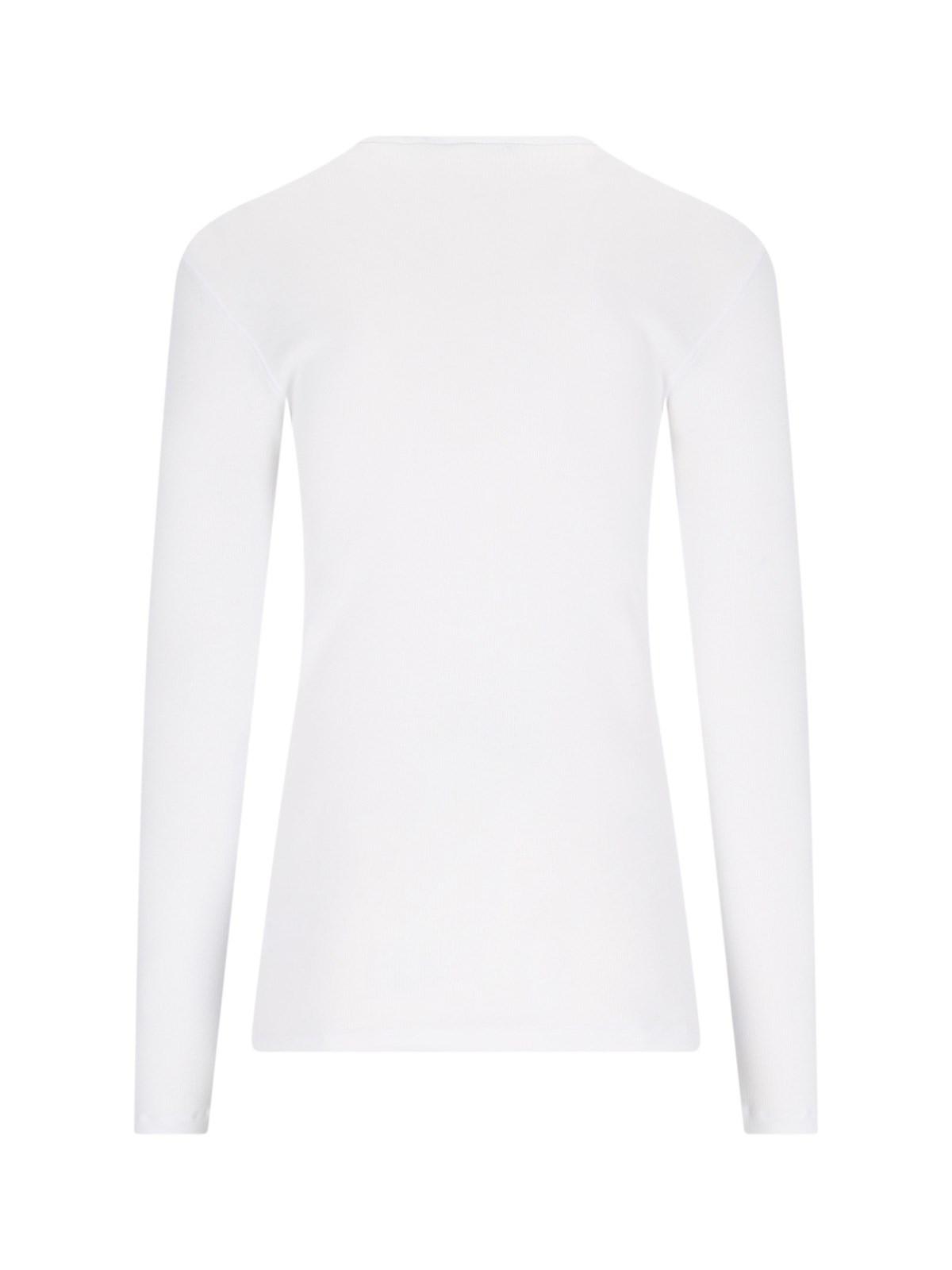 Shop Dolce & Gabbana Serafino T-shirt In Bianco Ottico