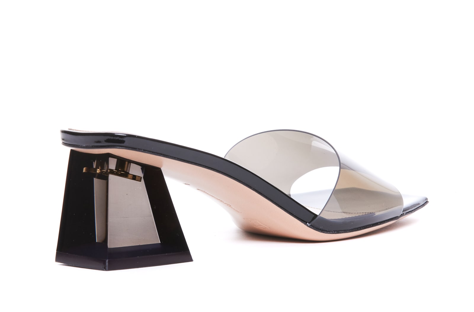 Gianvito Rossi Cosmic 55 Mule Sandals In Grey