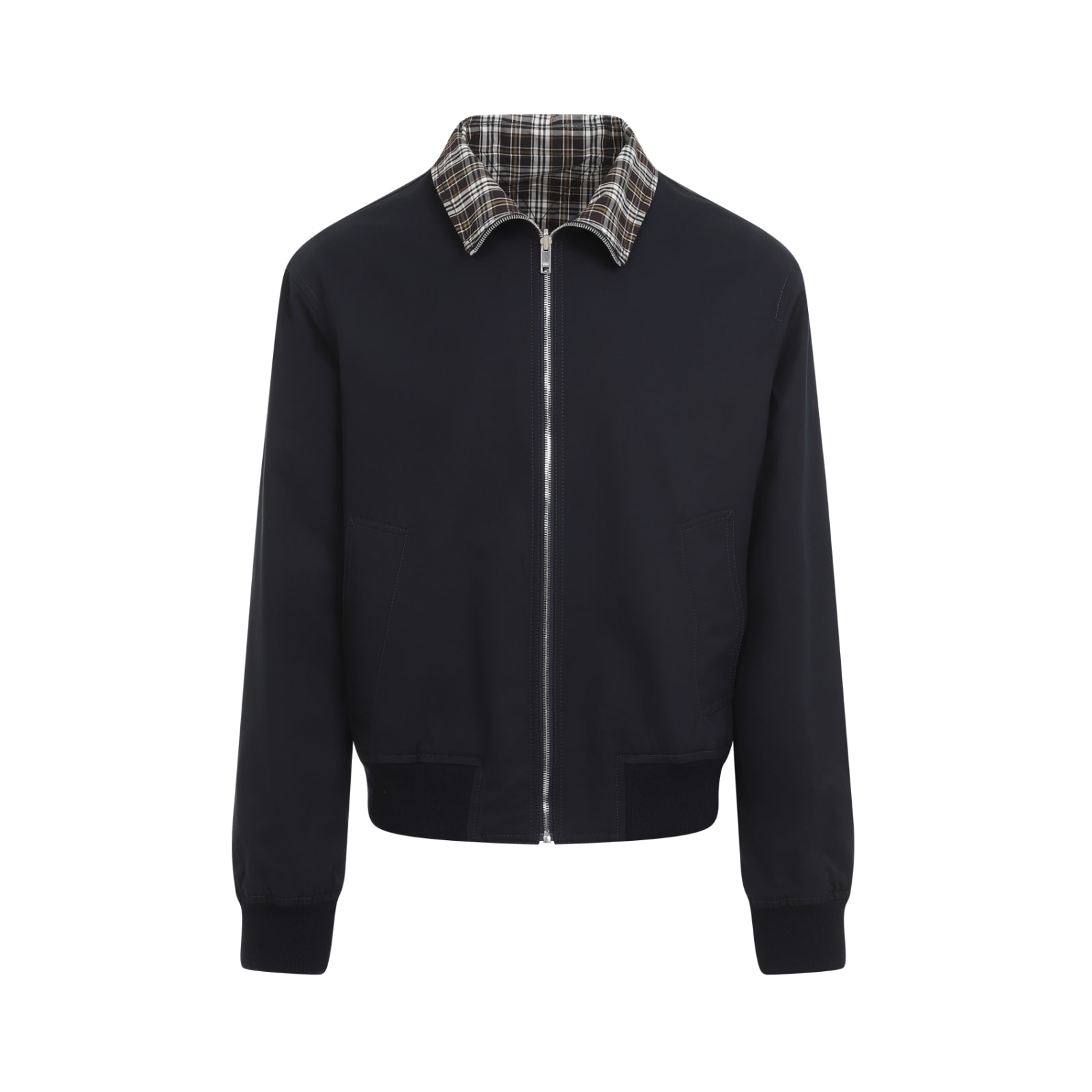 Shop Bottega Veneta Jacket In Midnight Blue