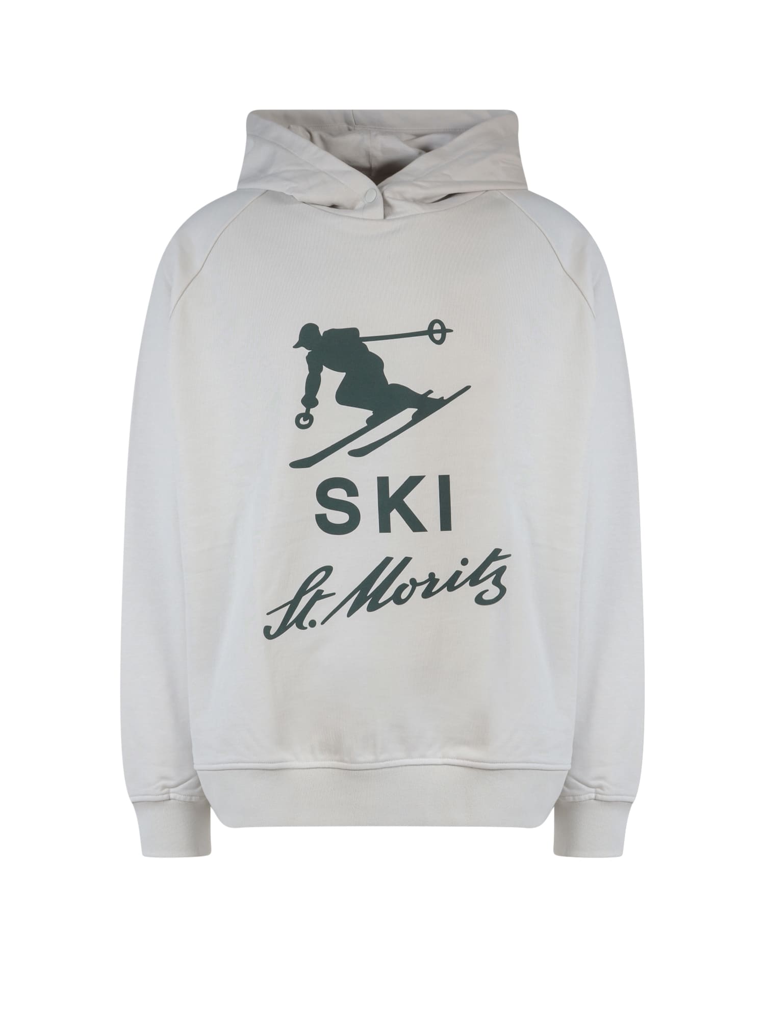 Bally White Cotton Sweatshirt In Grey