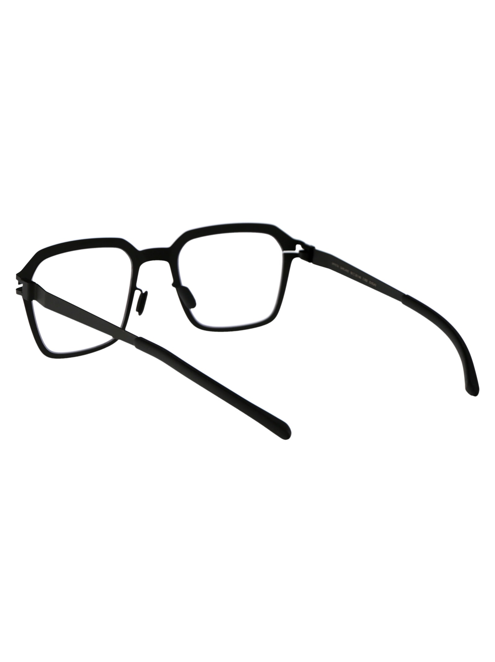 Mykita Black Clear Steel Glasses