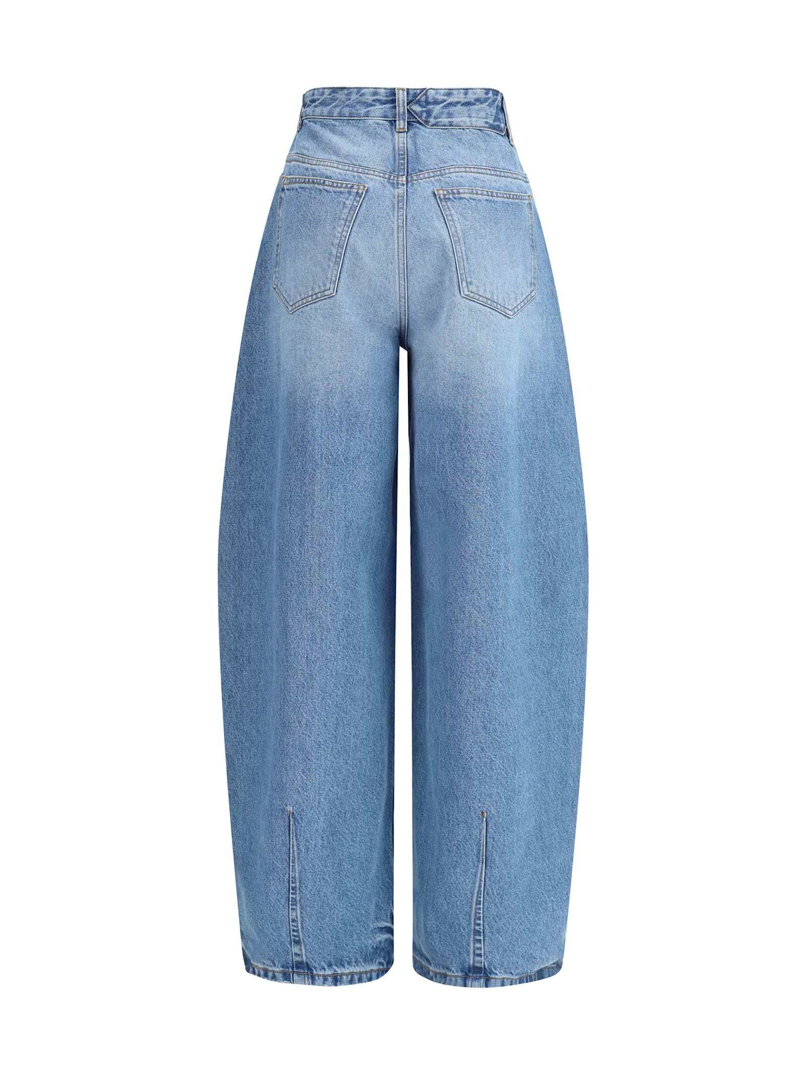 Jacquemus Le De-nimes Oversized Jeans In Blue