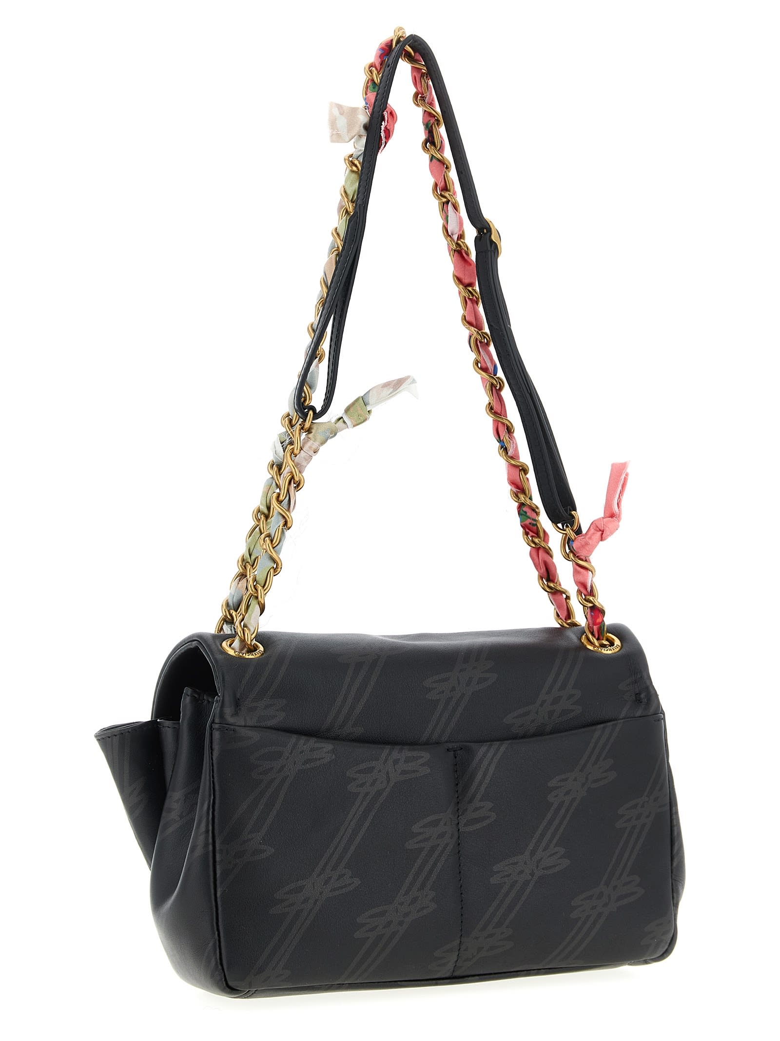Balenciaga Mini Shoulder Bag Chain Strap In Black