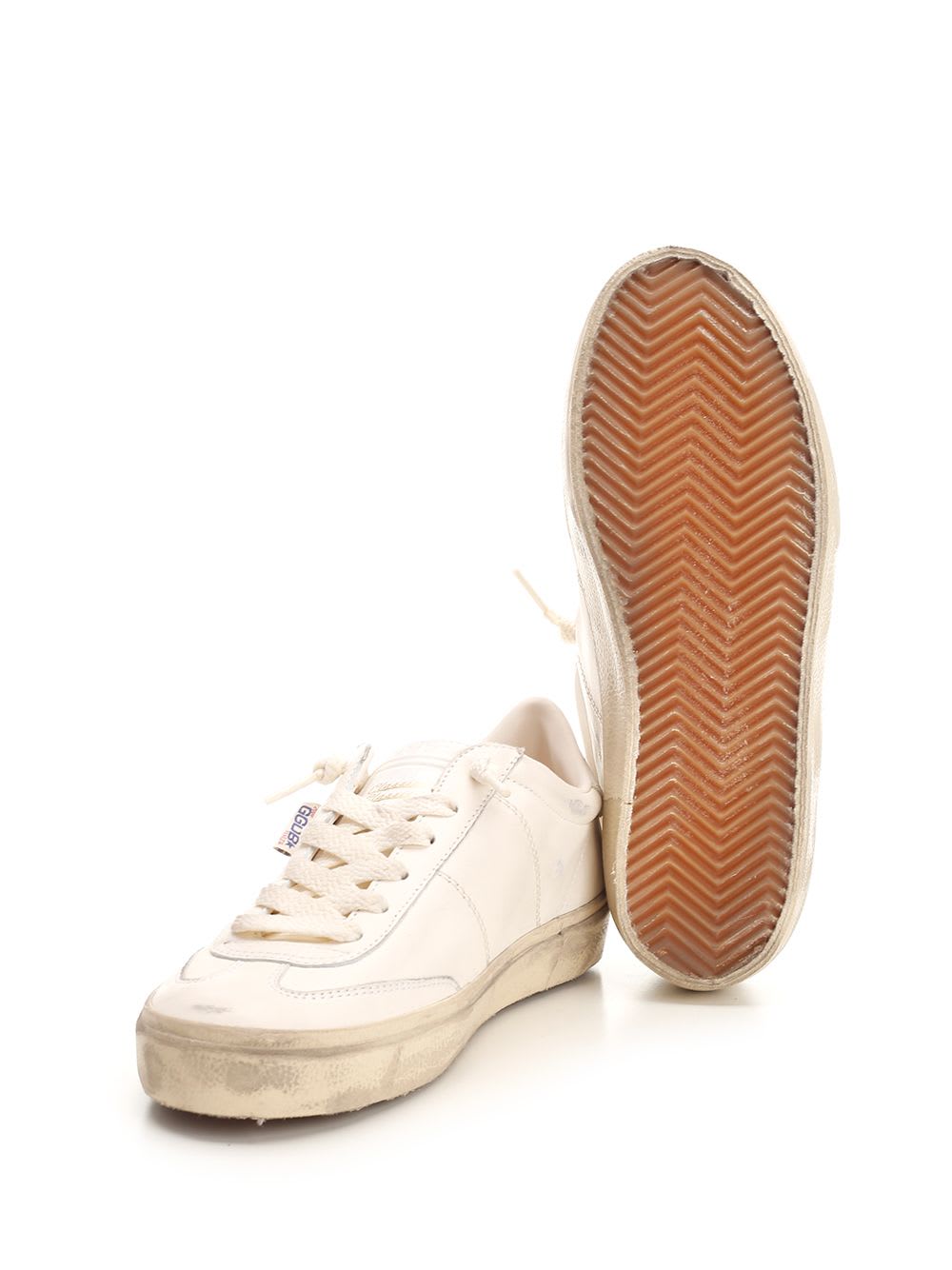 Shop Golden Goose Soul Star Sneakers In White