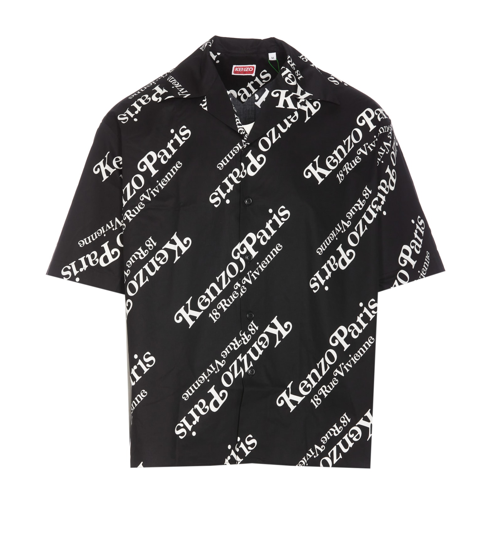 Shop Kenzo By Verdy Boxy Shirt In Noir