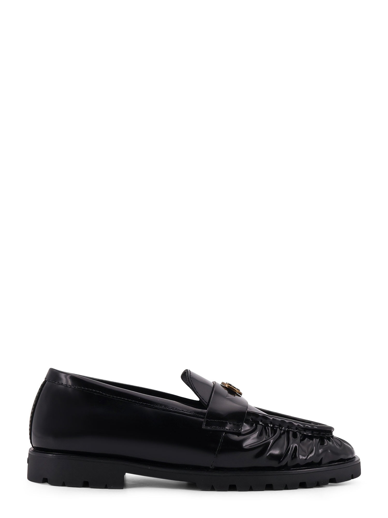 Pinko Nora 01 Leather Loafers In Black