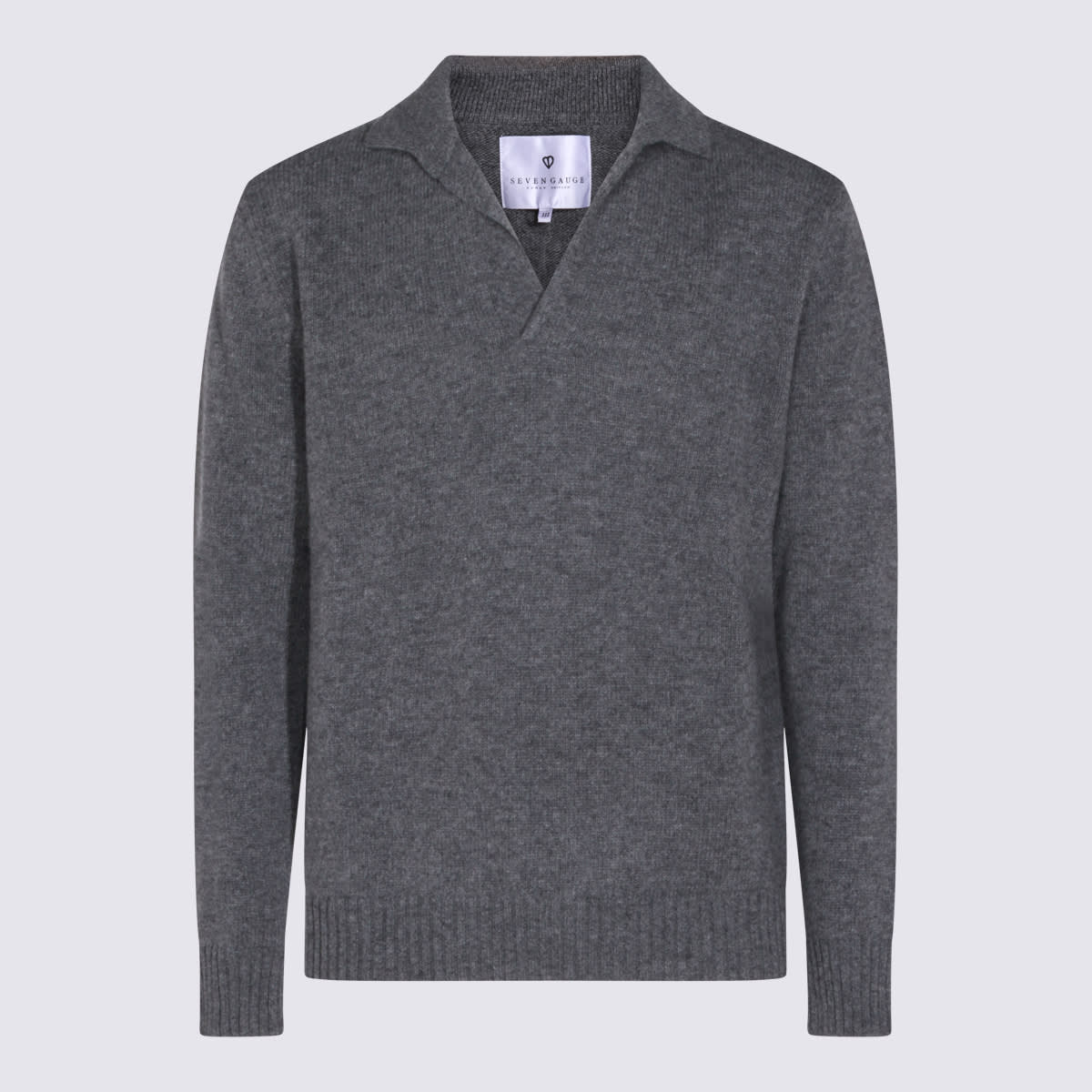 Seven Gauge Sweaters Blacks And Greys In Gray