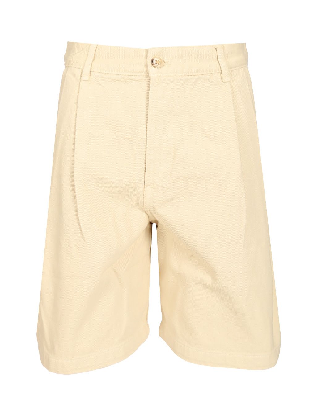 Shop Maison Kitsuné Pleated Shorts