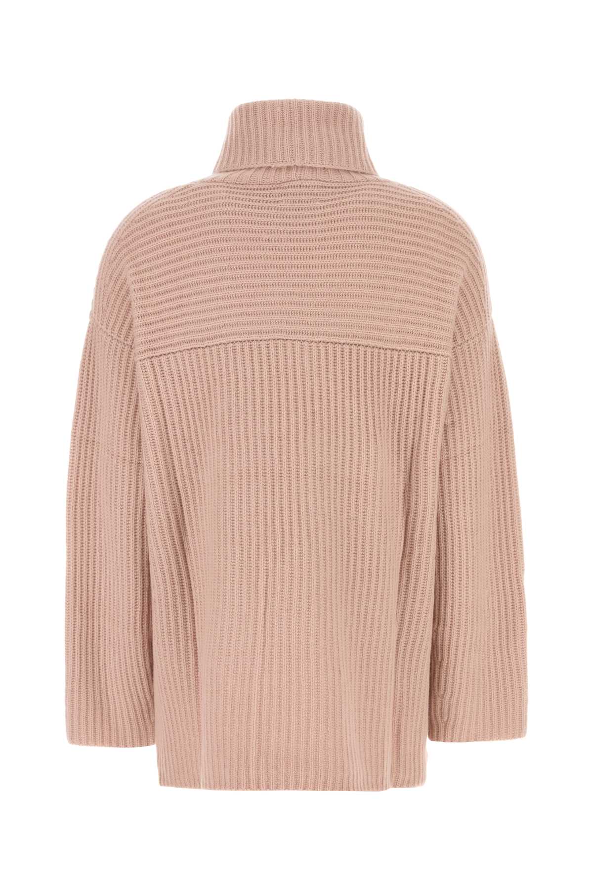 LE KASHA PINK CASHMERE LISBON SWEATER 