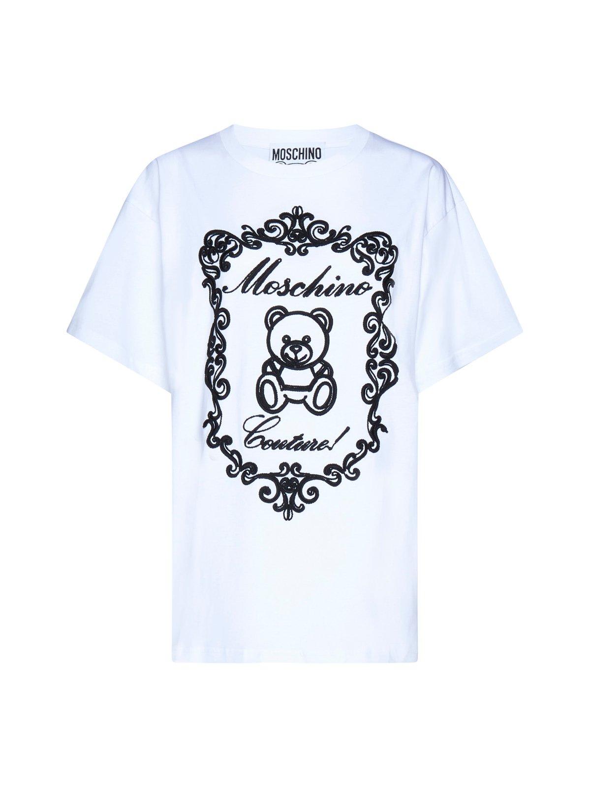 Moschino Teddy Bear Motif Print Oversized T-shirt
