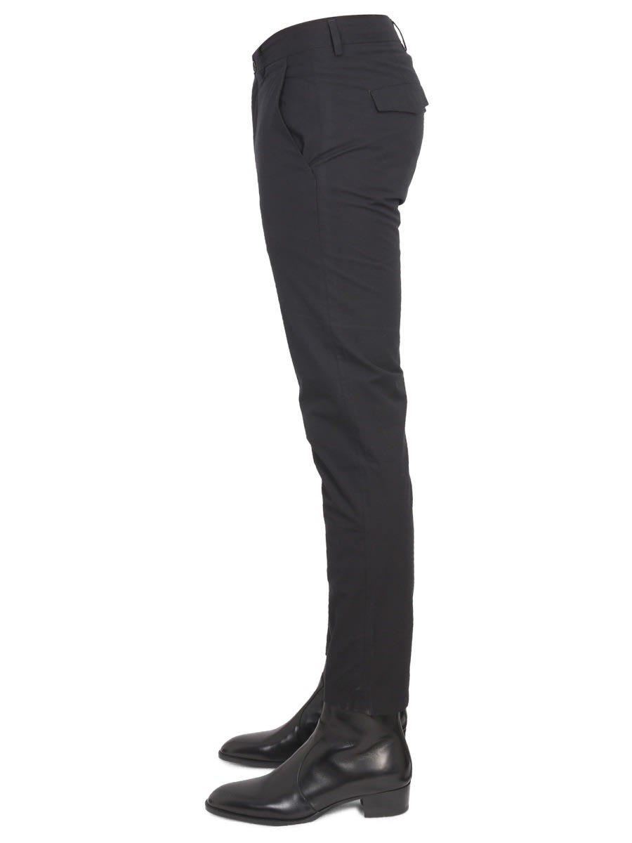 Shop Department Five Pants With Logo Patch In Black