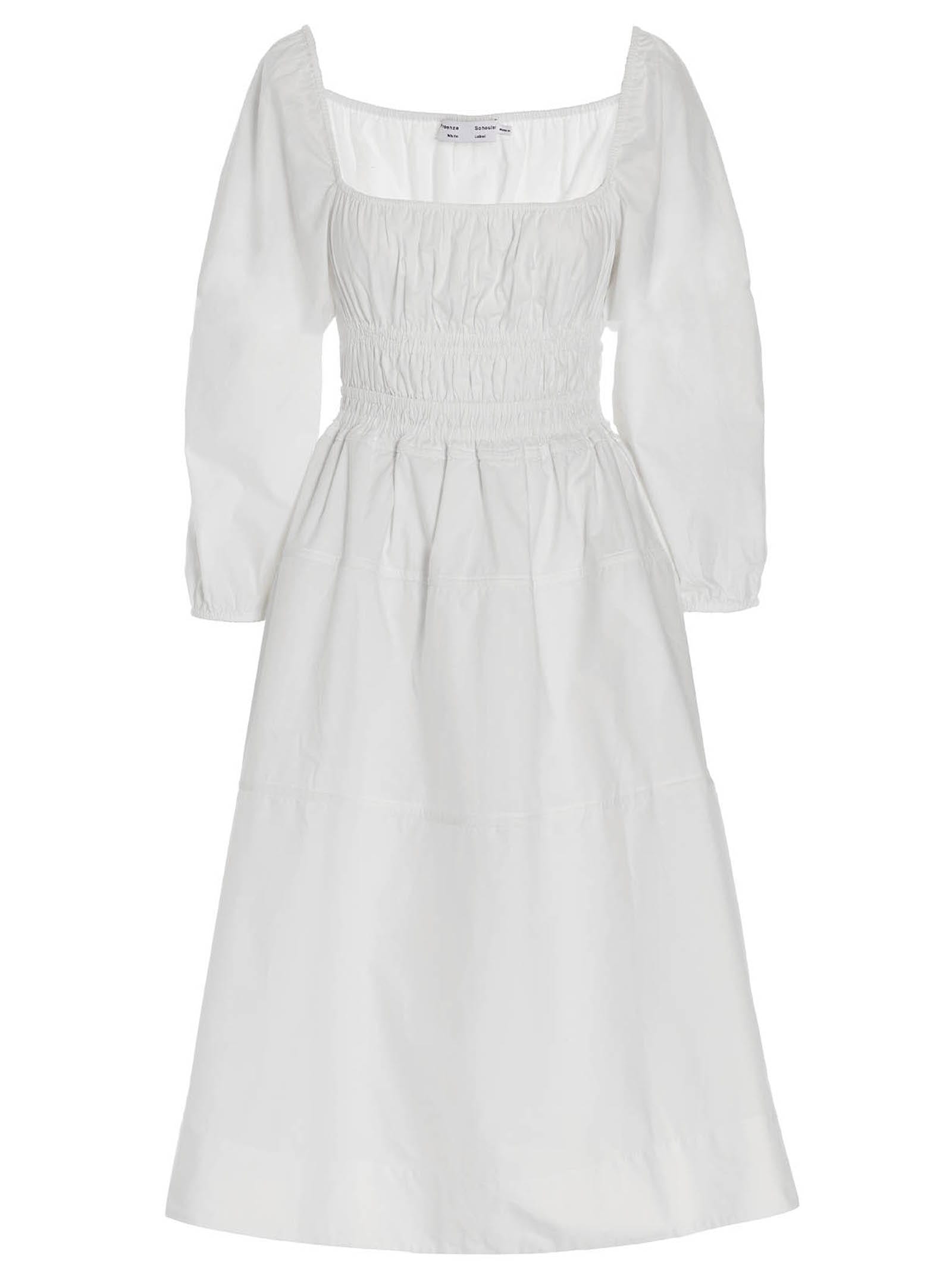Shop Proenza Schouler White Label Poplin Dress In White
