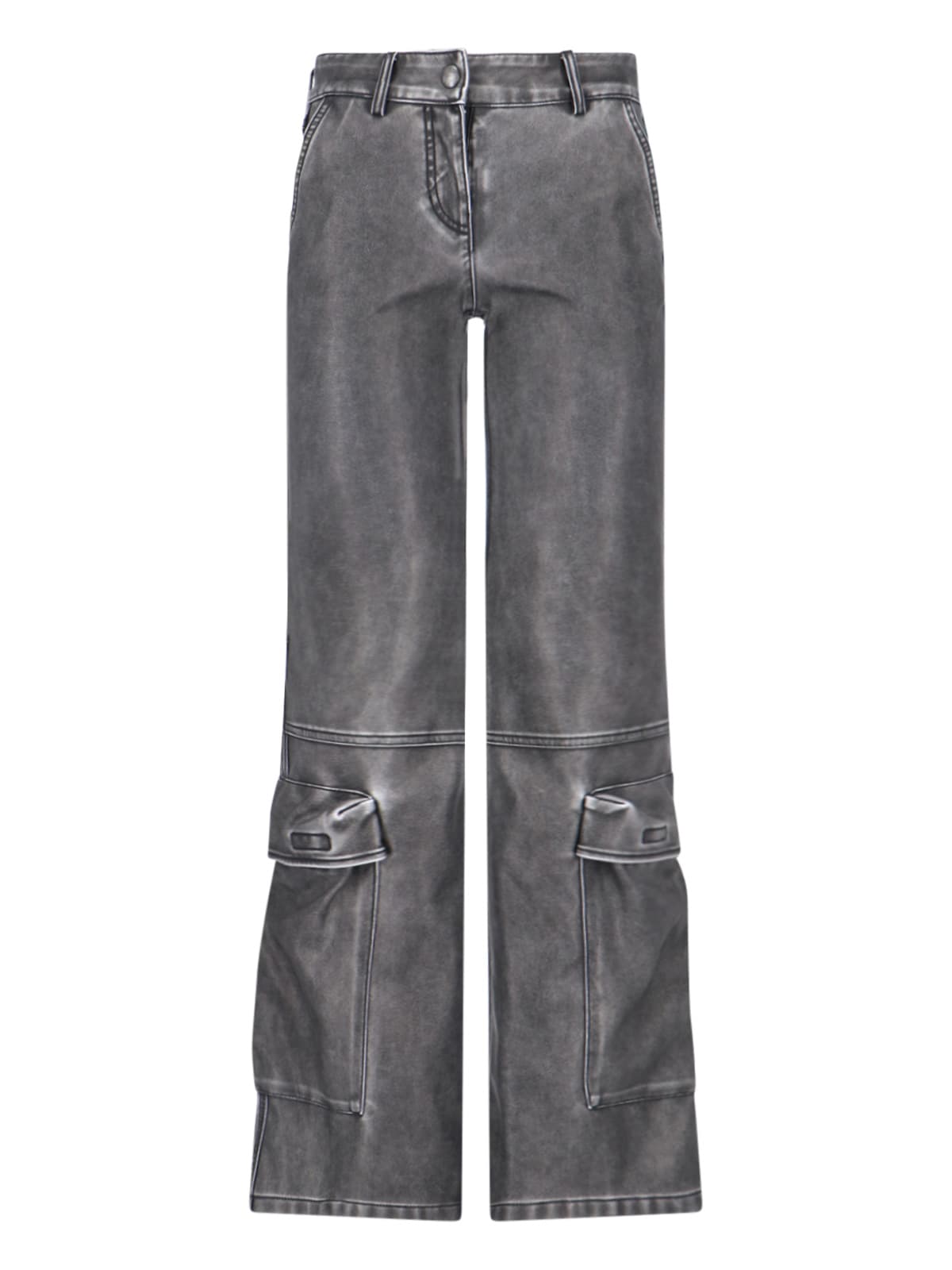 Shop Diesel P-ower-p1 Biker Pants In Black