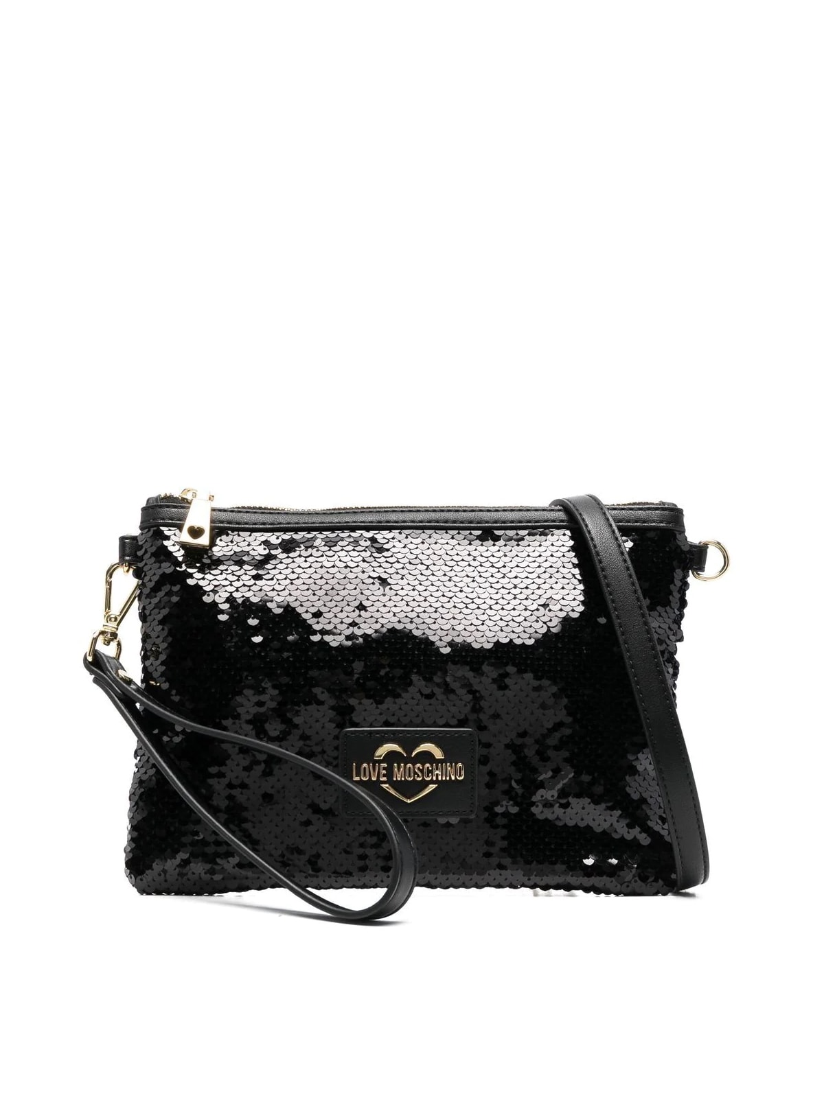 Love Moschino Sequined Small Crossbody In A Fantasy Color