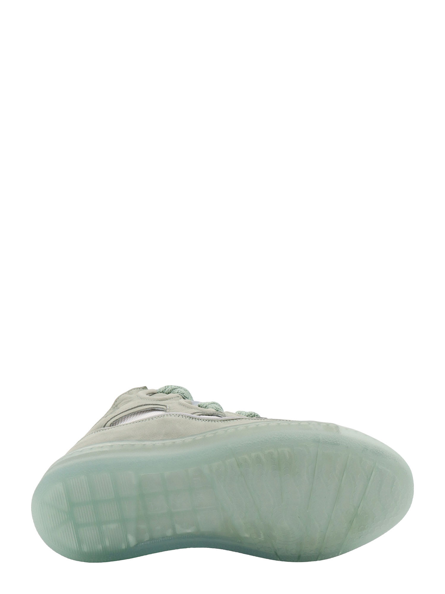 Shop Lanvin Curb Sneakers In Green