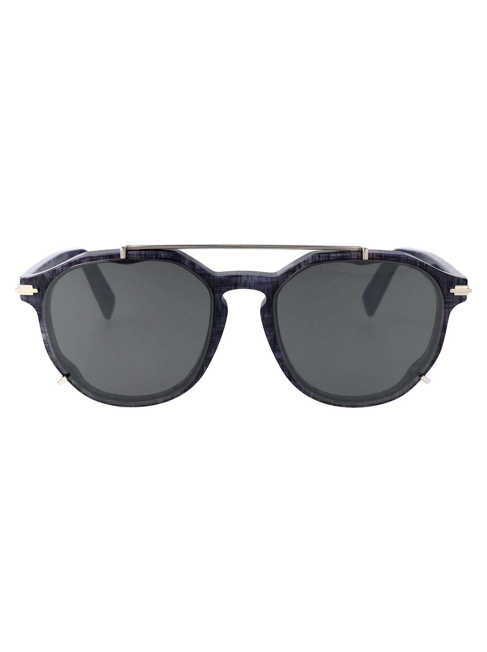 Dior Blacksuit Ri Sunglasses In 30a4 Blue/other / Smoke Mirror