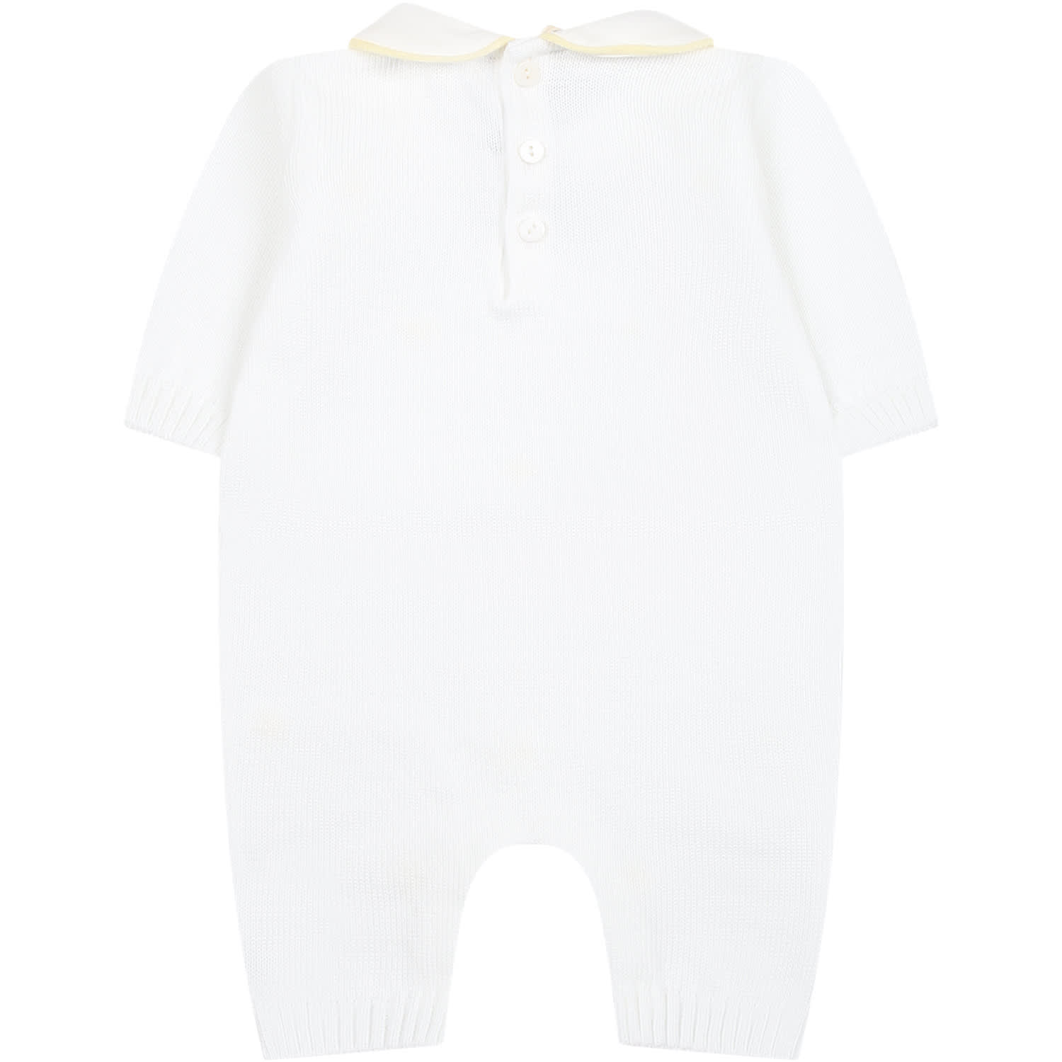 Shop Little Bear White Babygrown For Baby Kids