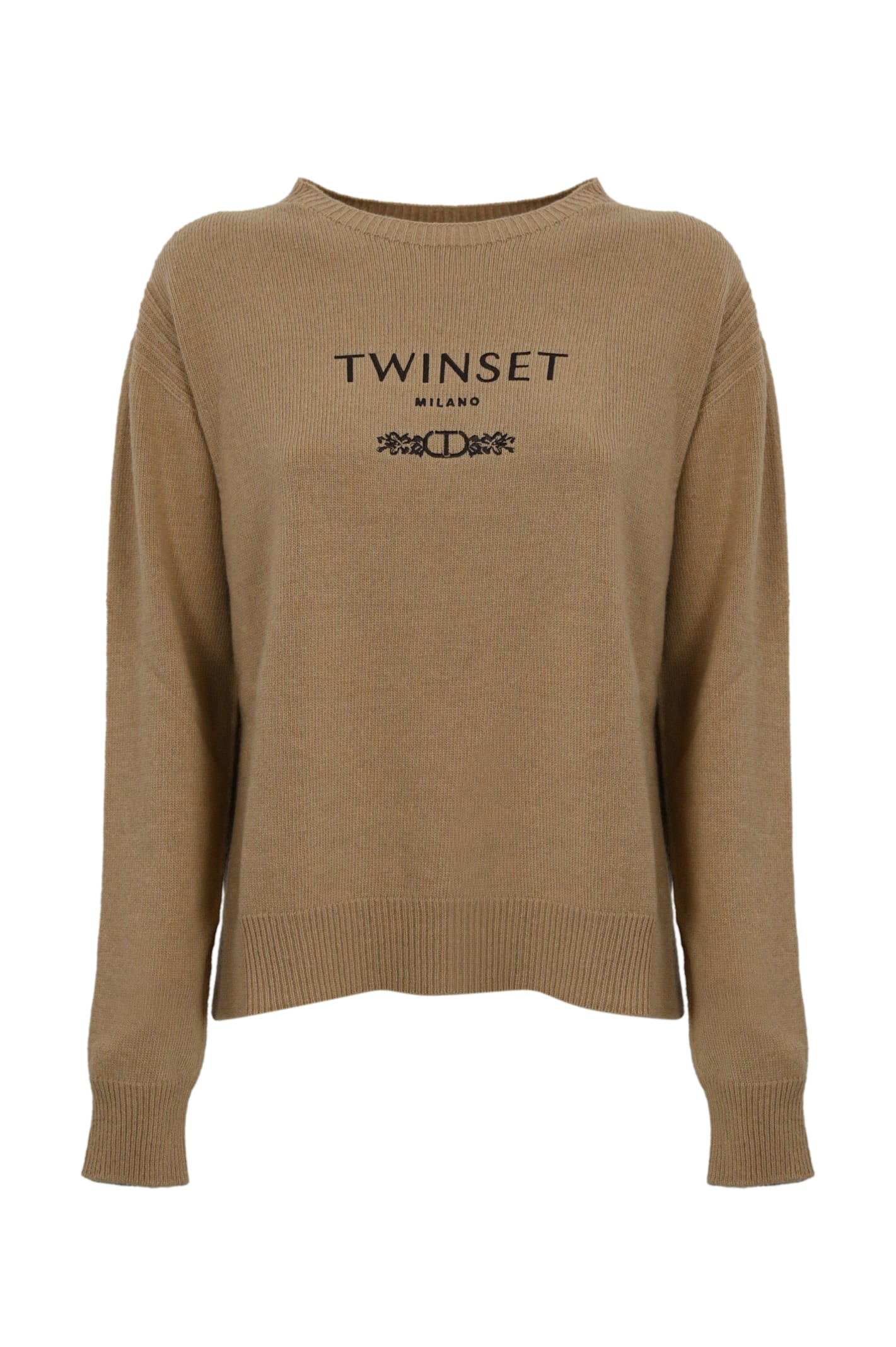 Wool Blend Logo Sweater