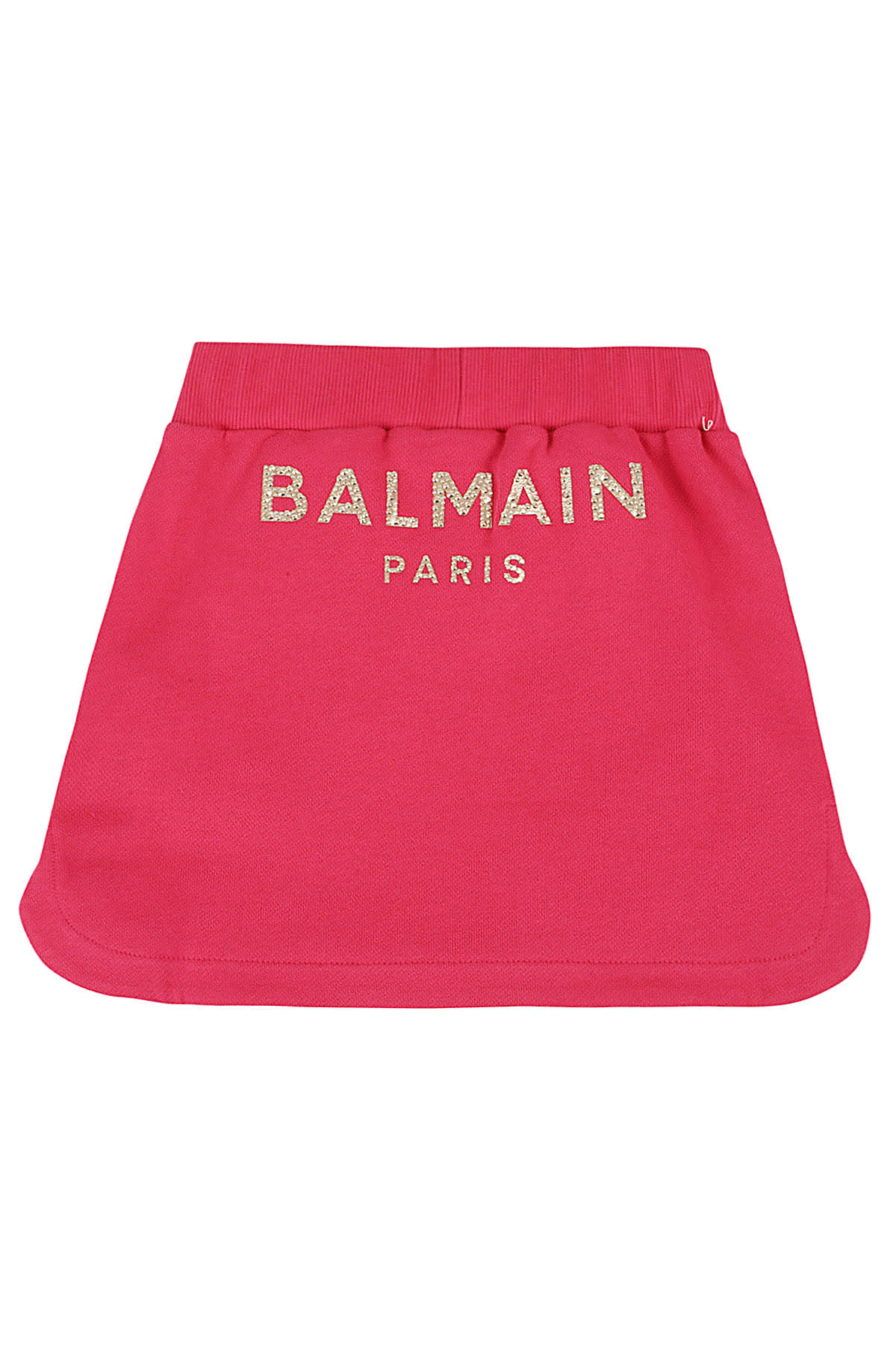 Shop Balmain Skirt In Nor Rubino Oro