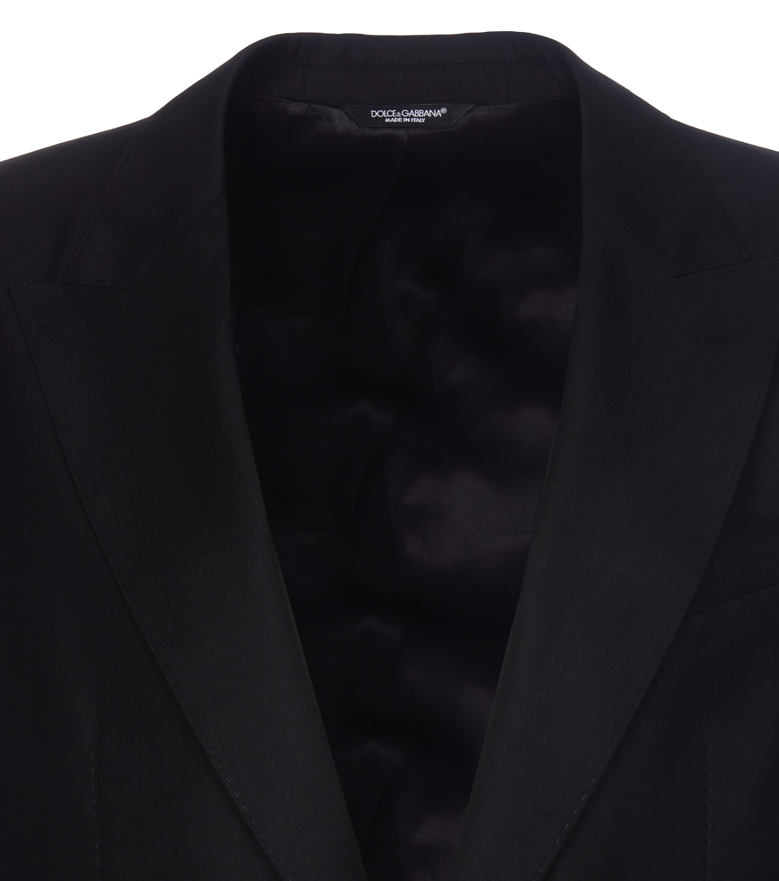Shop Dolce & Gabbana Single Breasted Jacket In Black