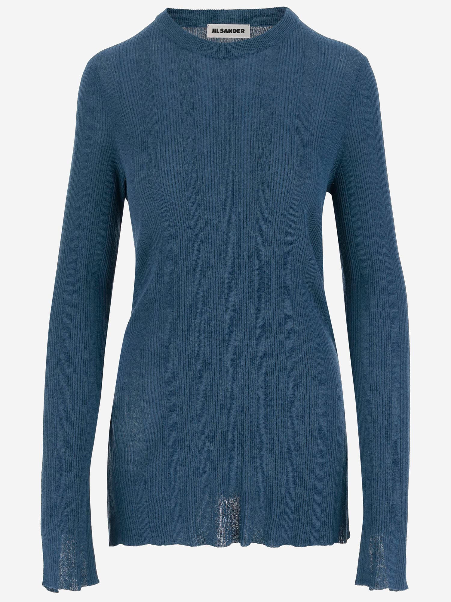Jil Sander Wool Jersey In Ocean