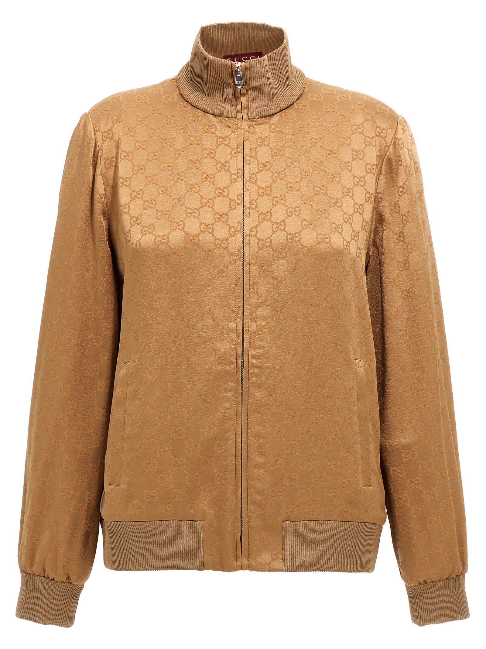 Shop Gucci Gg Sweatshirt In Beige