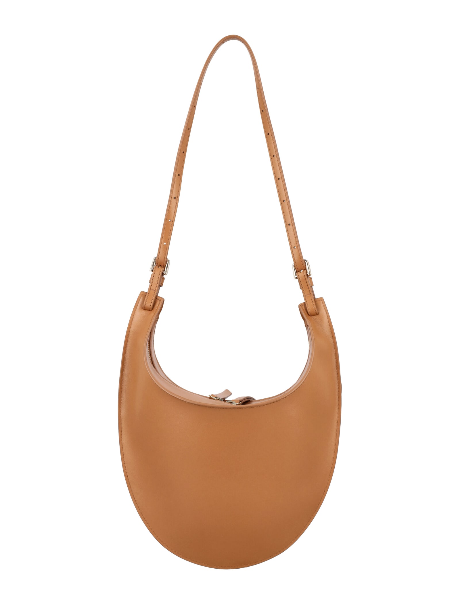 Shop Apc Iris Small Bag In Caramel