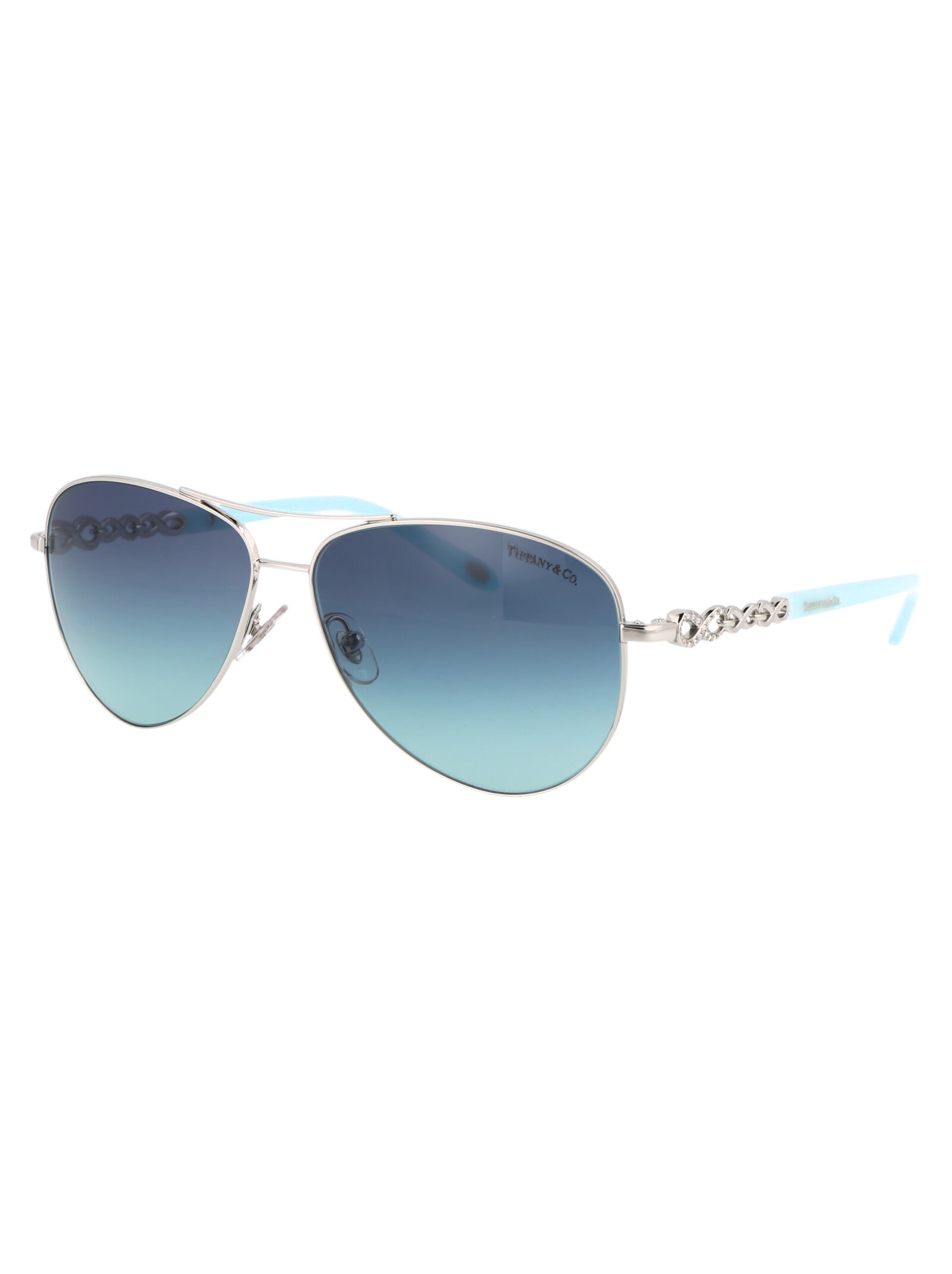 Shop Tiffany &amp; Co. 0tf3049b Sunglasses In 60019s Silver