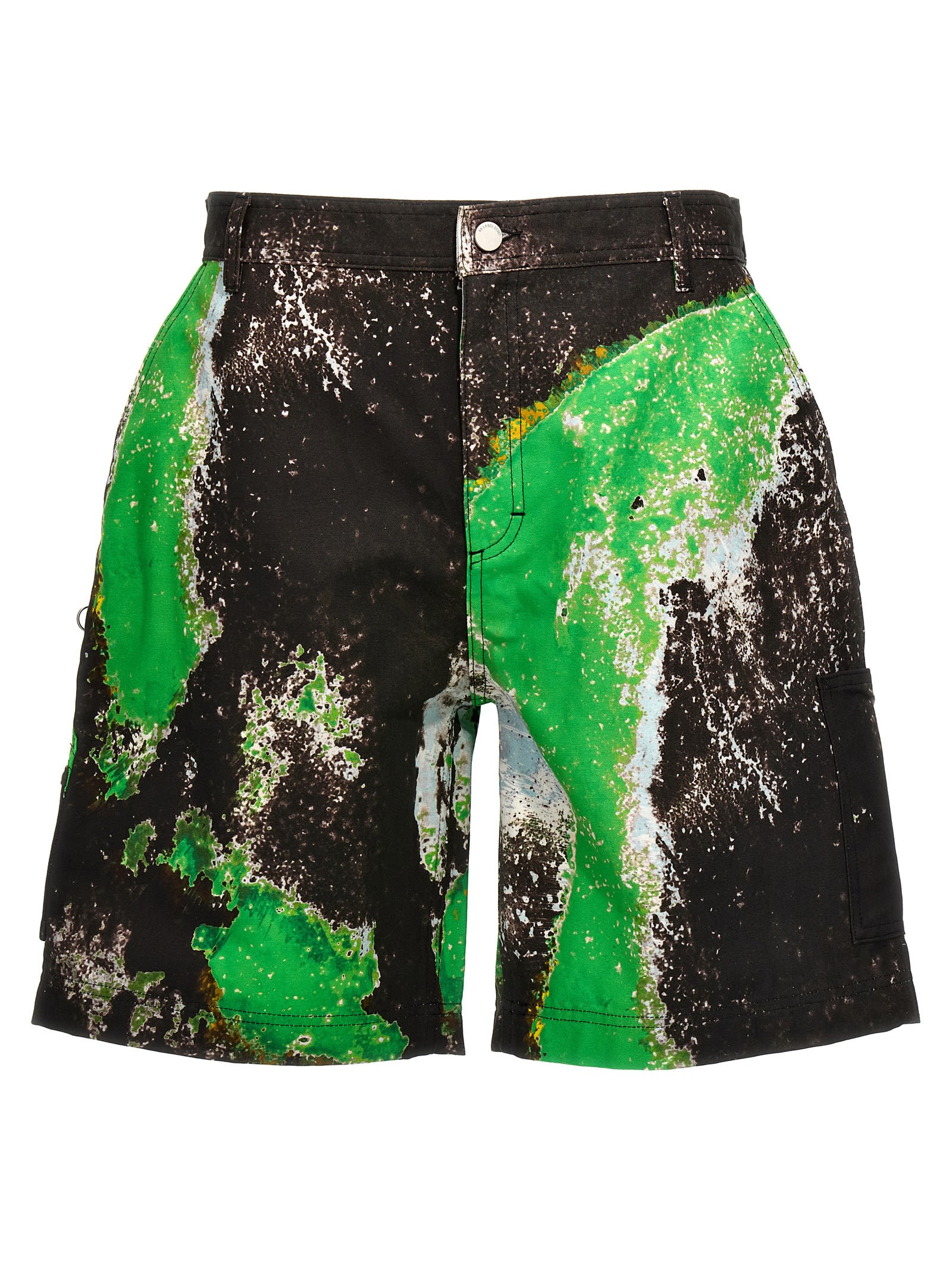 Shop 44 Label Group Corrosive Carpenter Bermuda Shorts In Multicolor