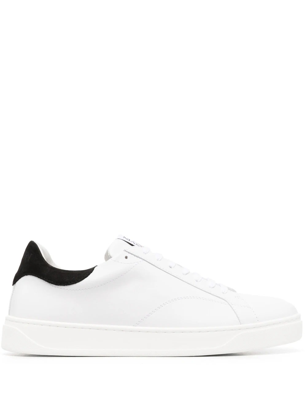 Lanvin White And Black Ddb0 Sneakers