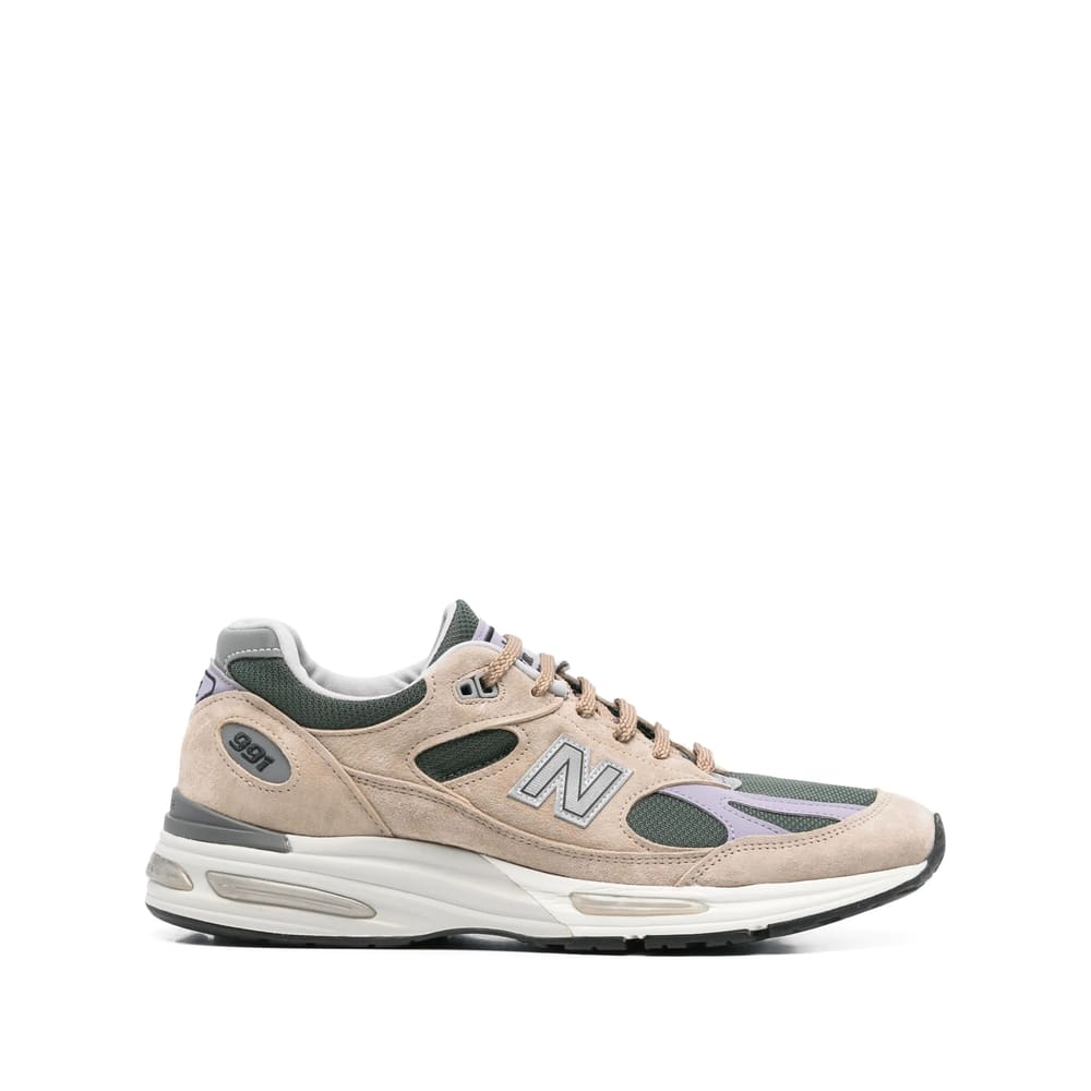 New Balance Suede Blend Sneakers Mesh Panels In Brown