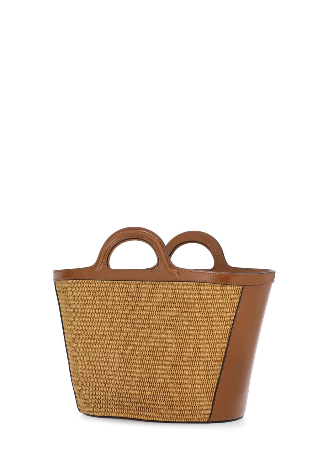 Shop Marni Tropicalia Handbag In Brown