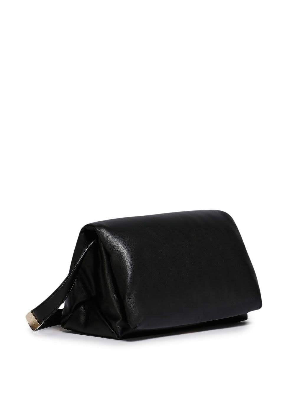 Shop Marni New Prisma Medium Shoulder Bag In Black