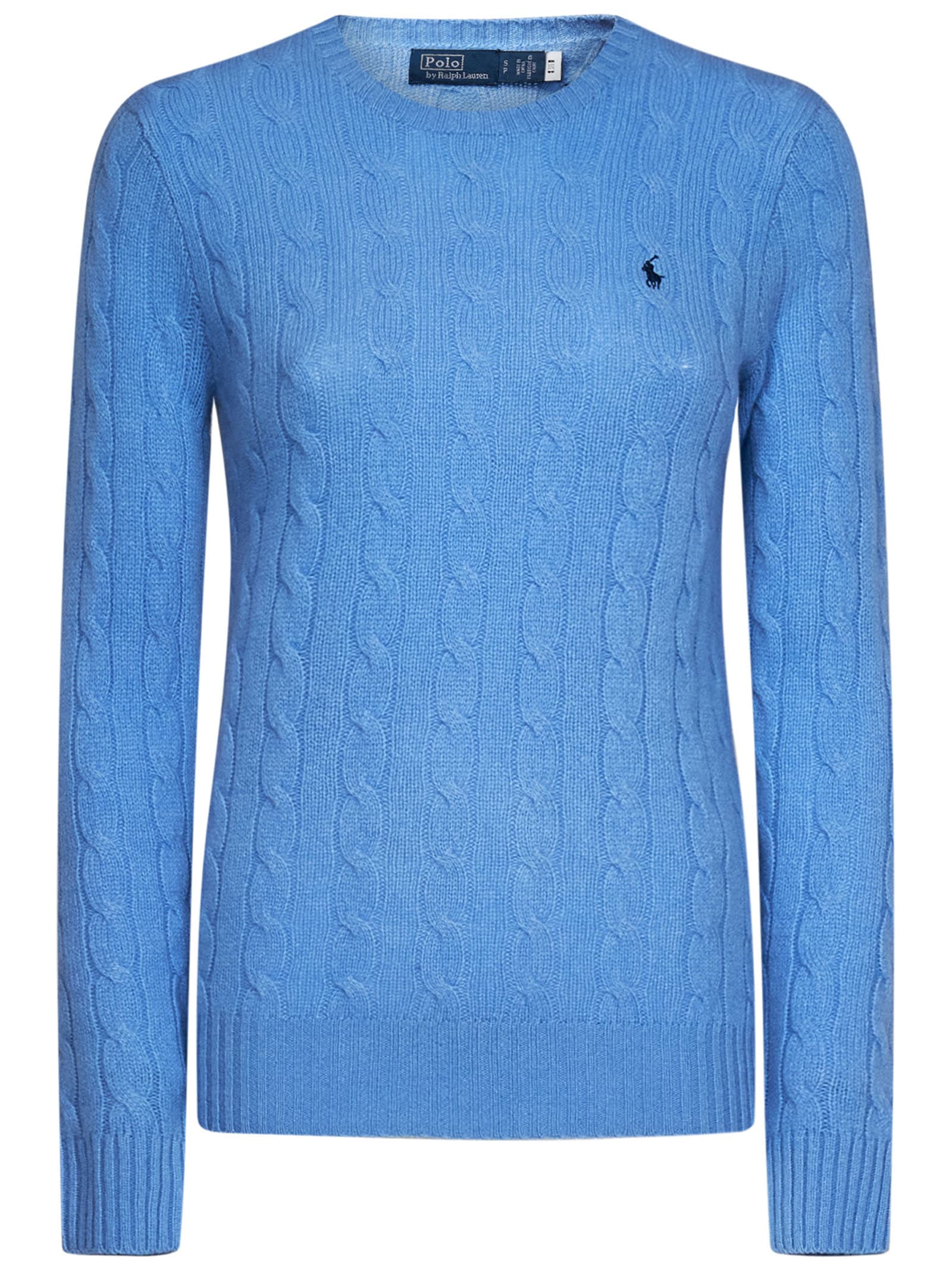 Shop Ralph Lauren Sweater In New Litchfield Blue