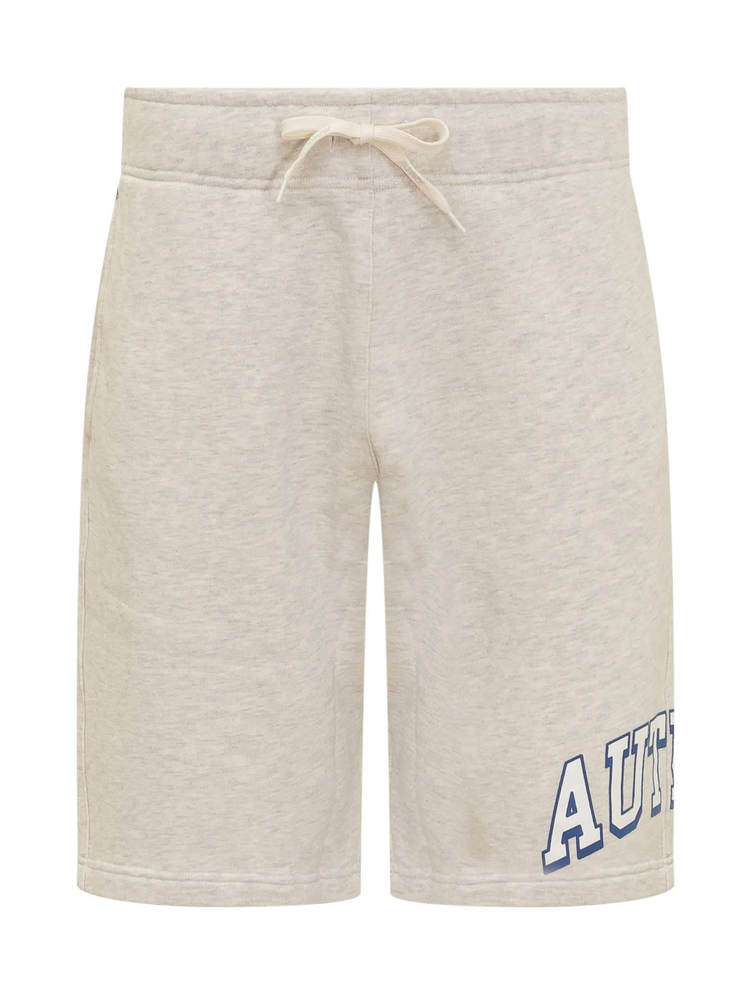Shop Autry Shorts With Logo In Apparel Melange