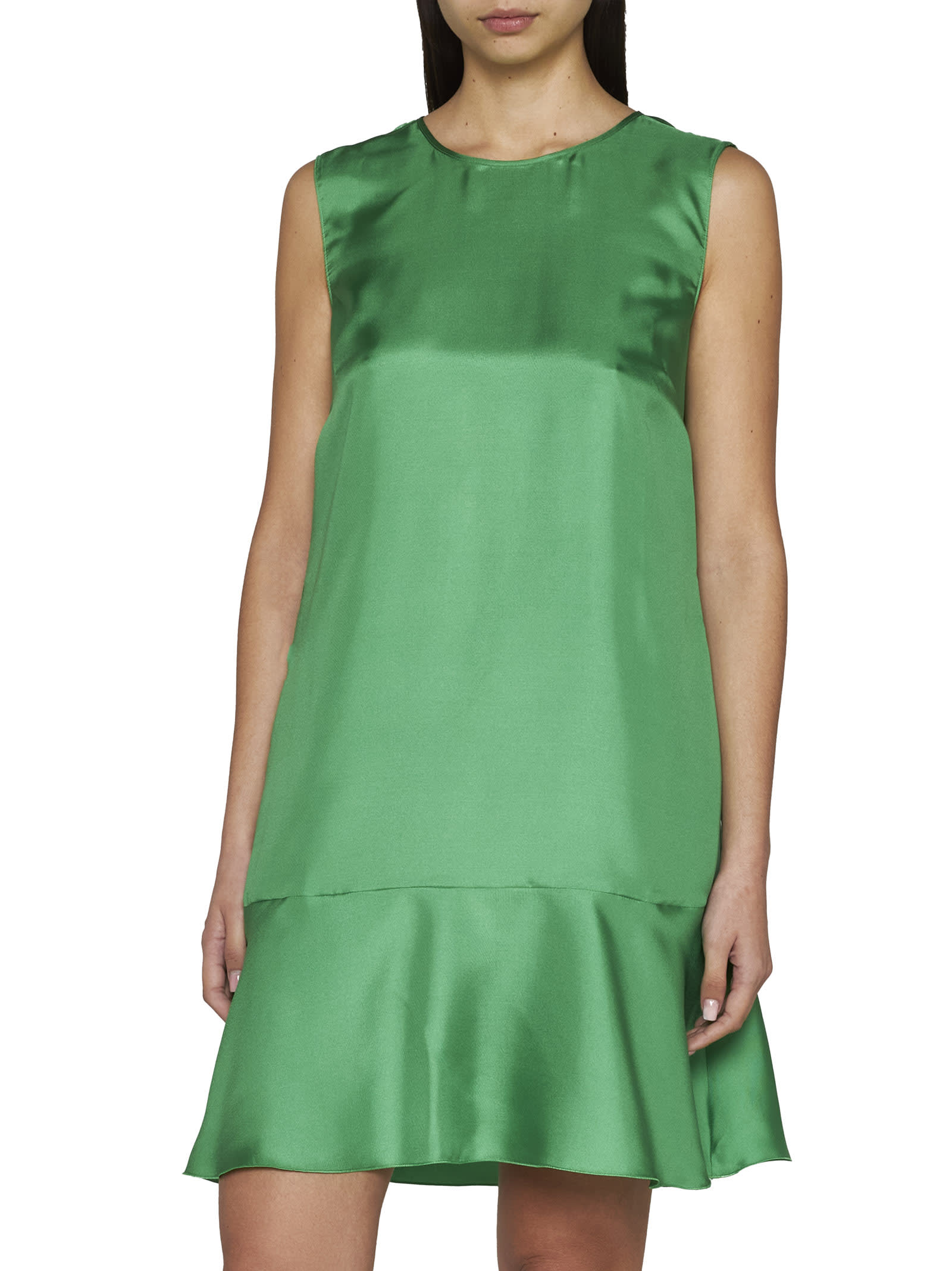 Shop Red Valentino Dress In Green